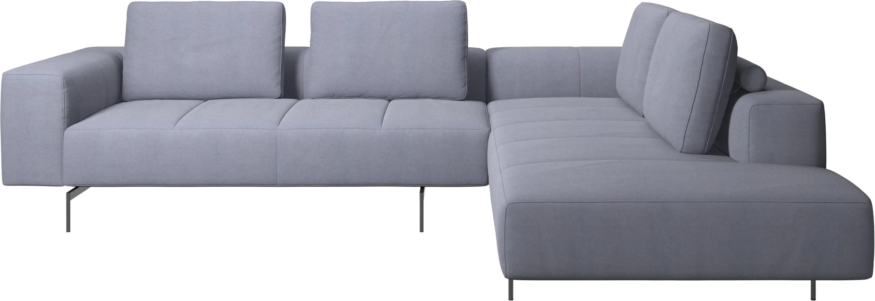 Amsterdam corner sofa with lounging unit