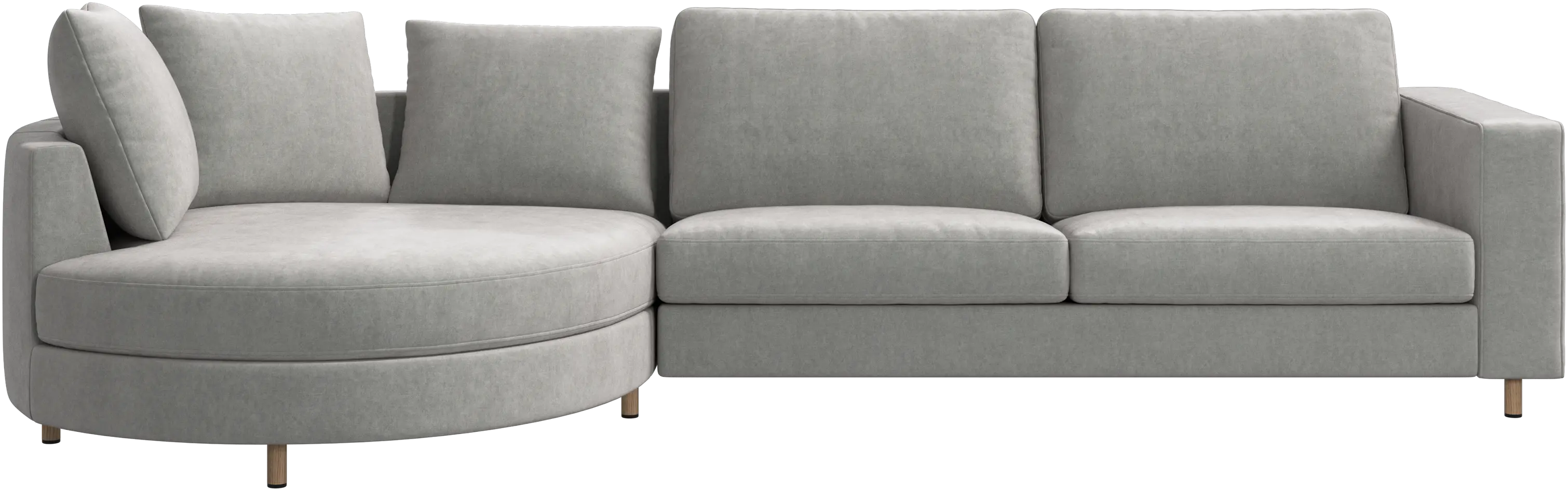 Indivi sofa with chaise longue left