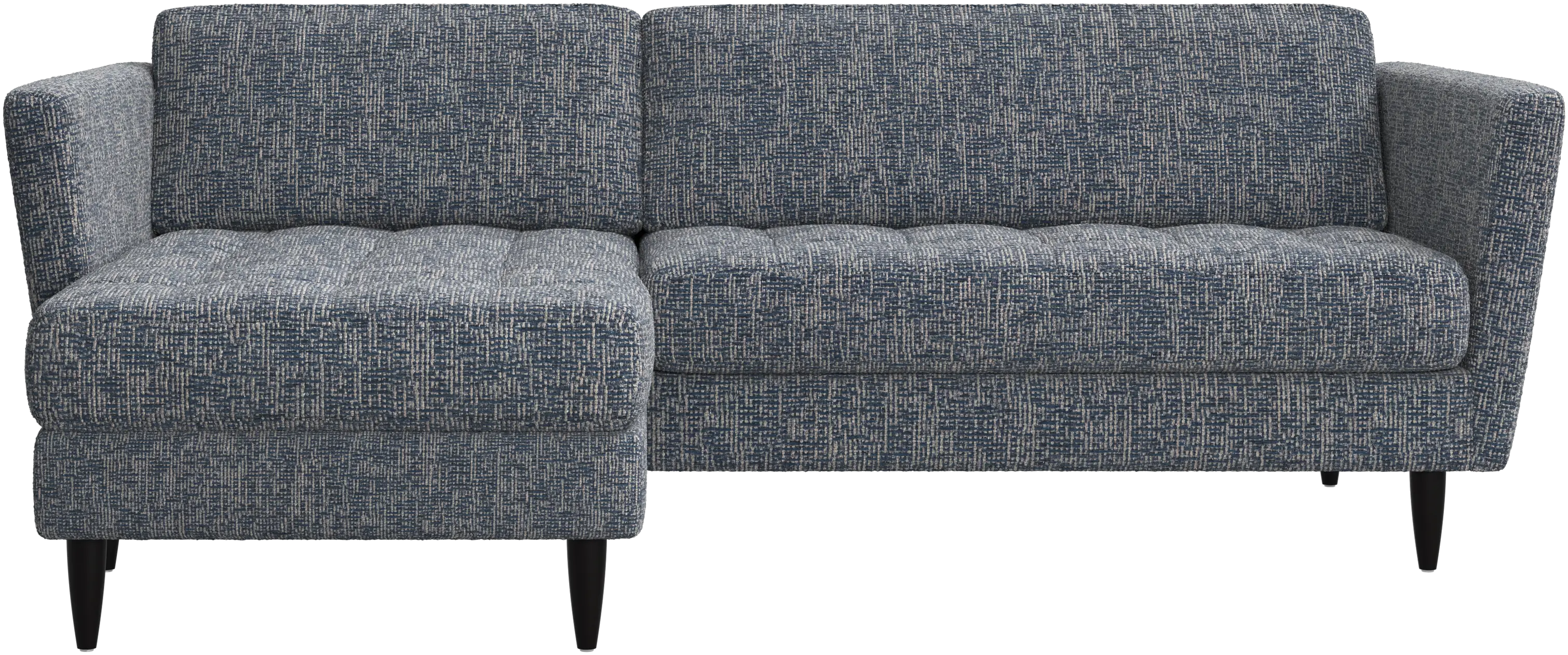 Osaka sofa with resting unit, tufted seat