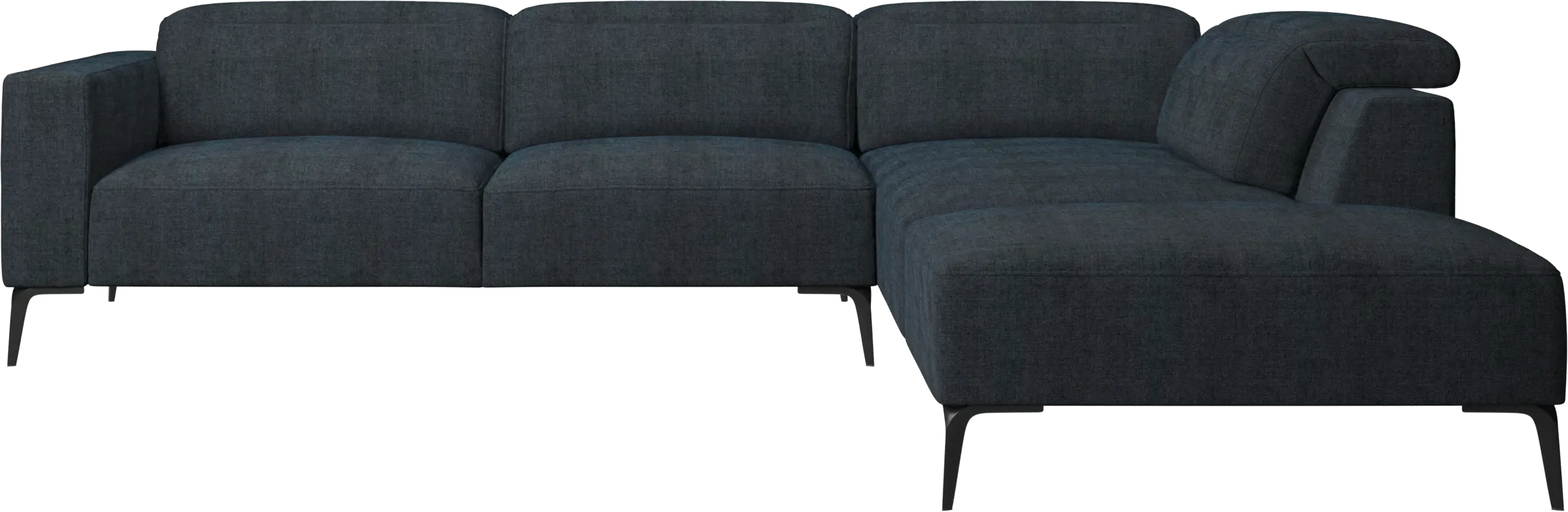 Zürich corner sofa with lounging unit