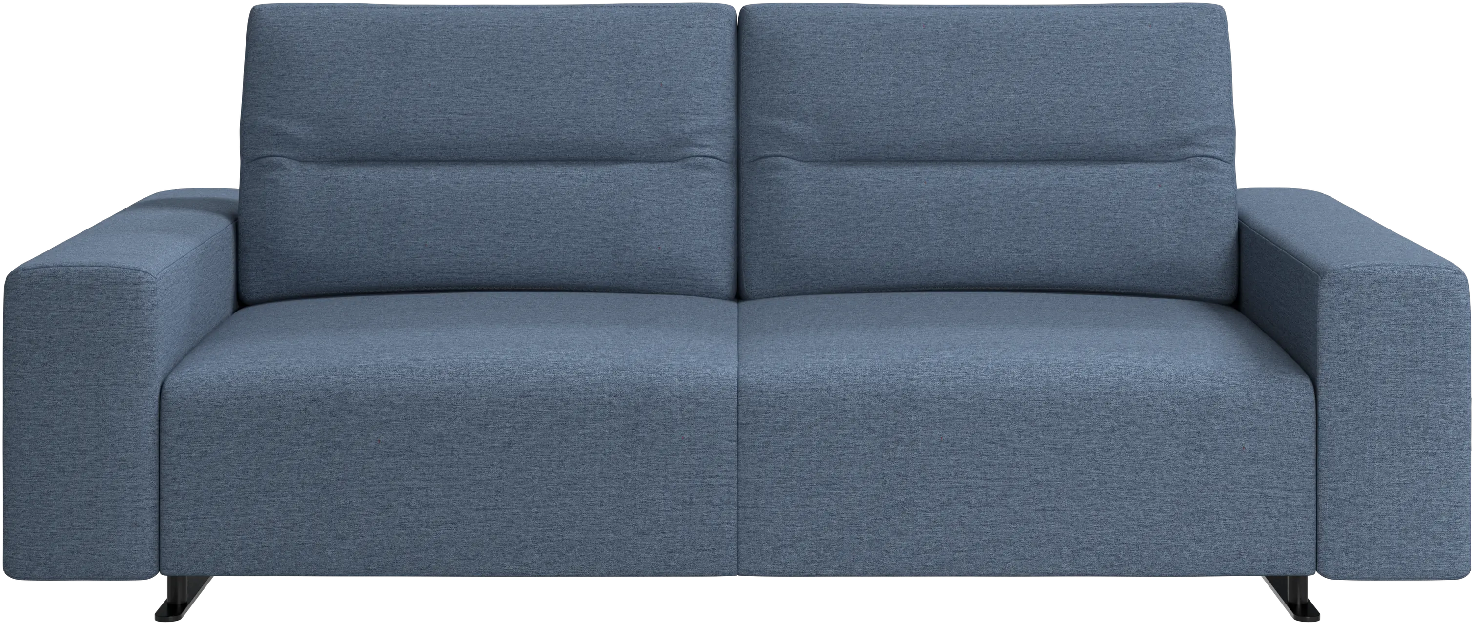 Hampton sofa with adjustable back and storage on the left side