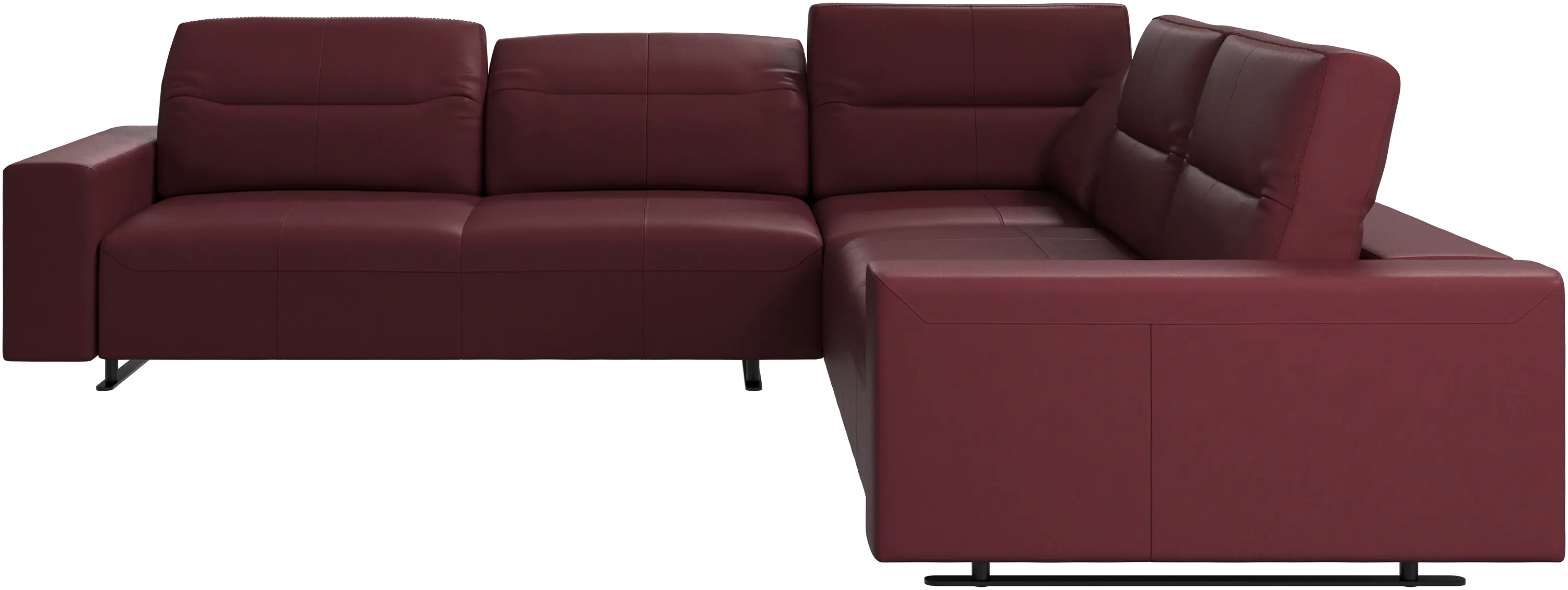 Hampton corner sofa with adjustable back