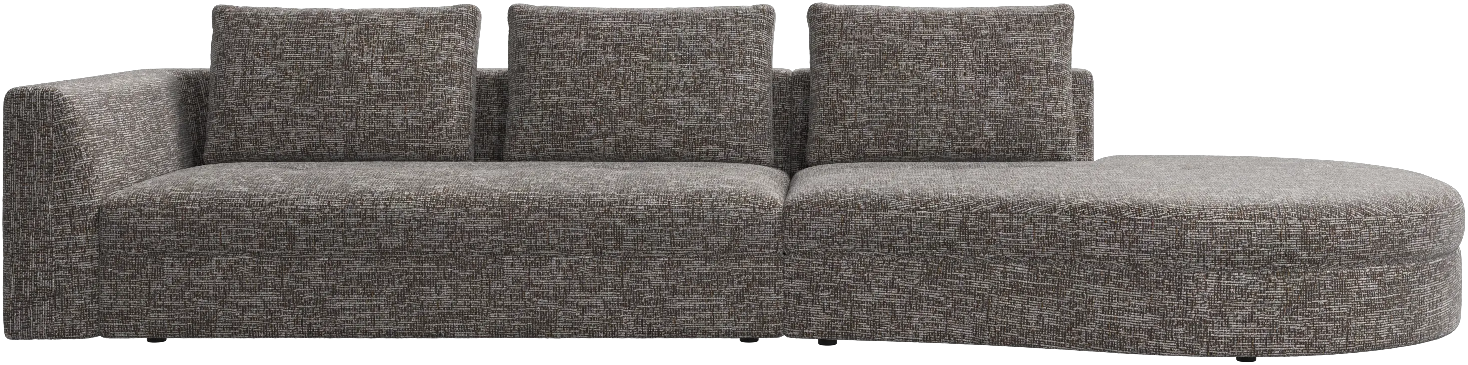Bergamo Sofa mit rundem Loungemodul, Rechts