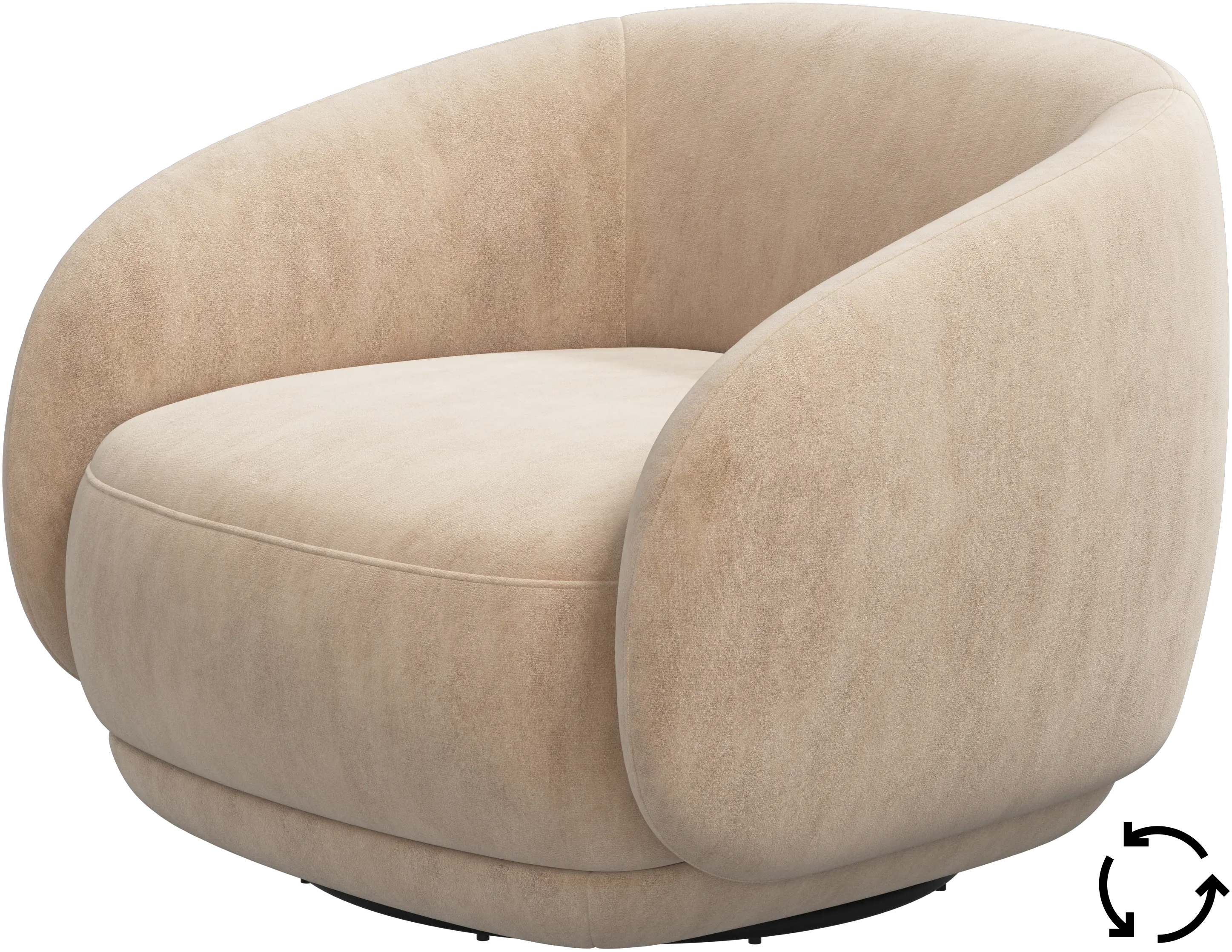 Fauteuil Bolzano avec fonction pivotante