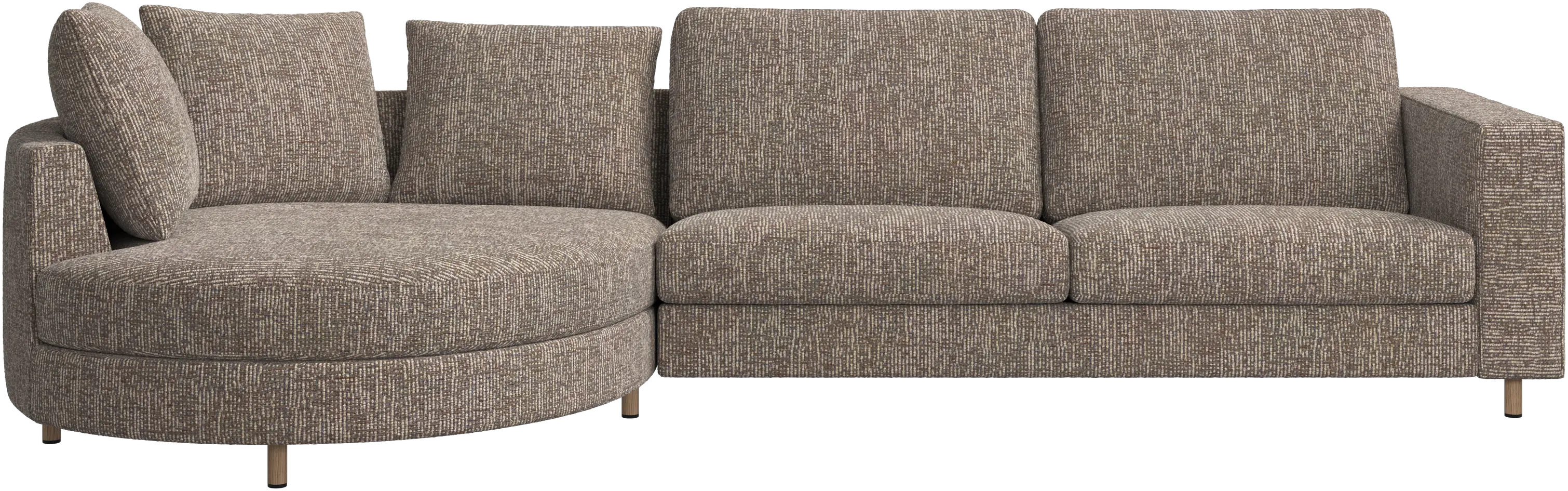 Indivi sofa with chaise longue left