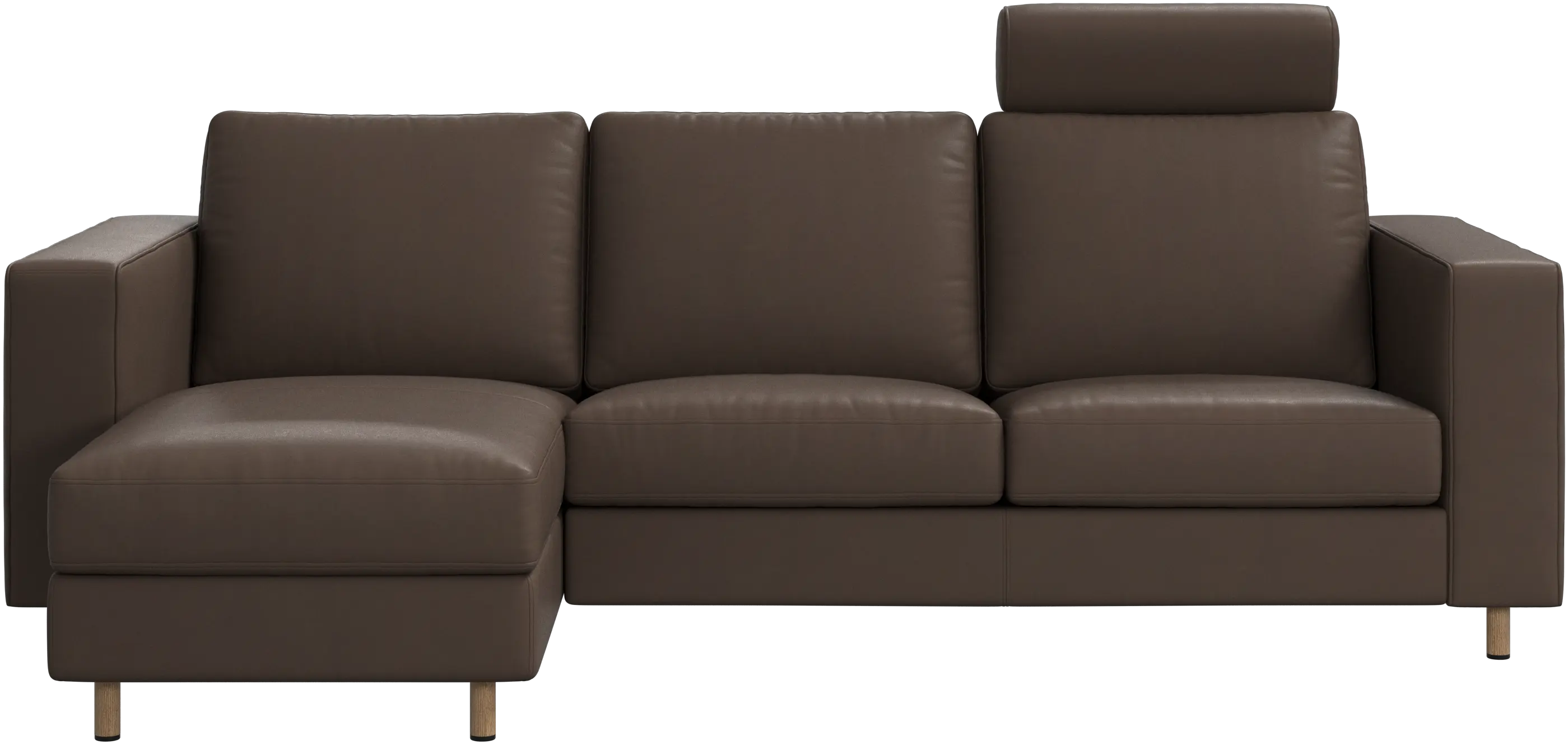 Indivi sofa with chaise longue left