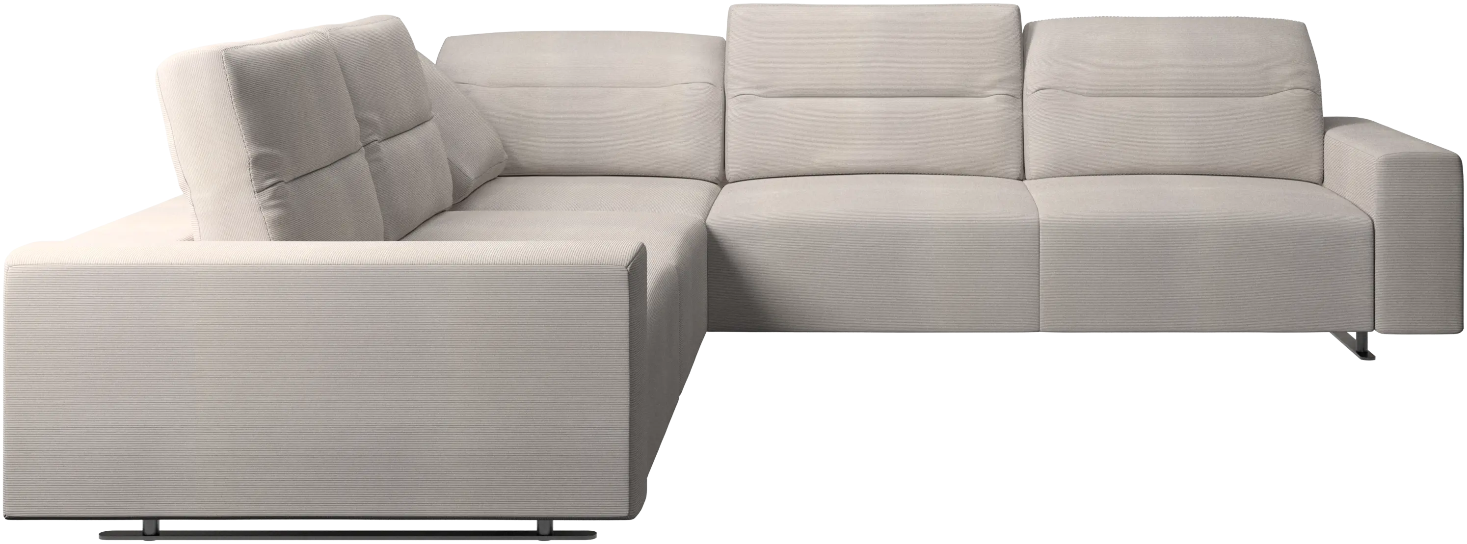 Hampton corner sofa with adjustable back