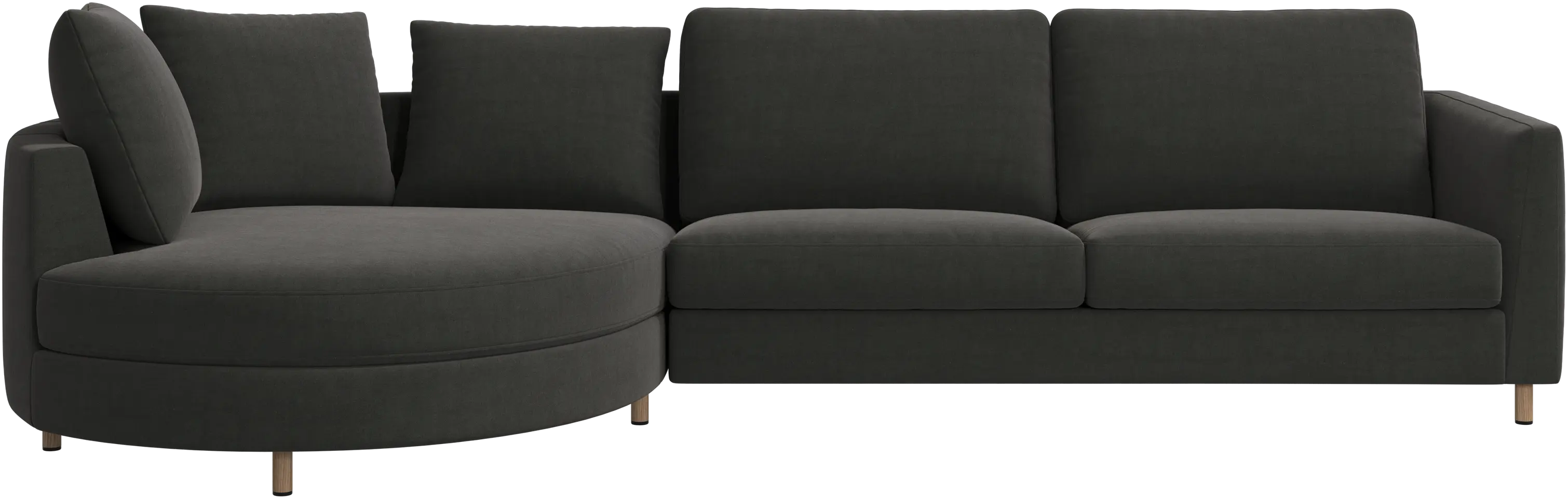 Indivi sofa with chaise longue left