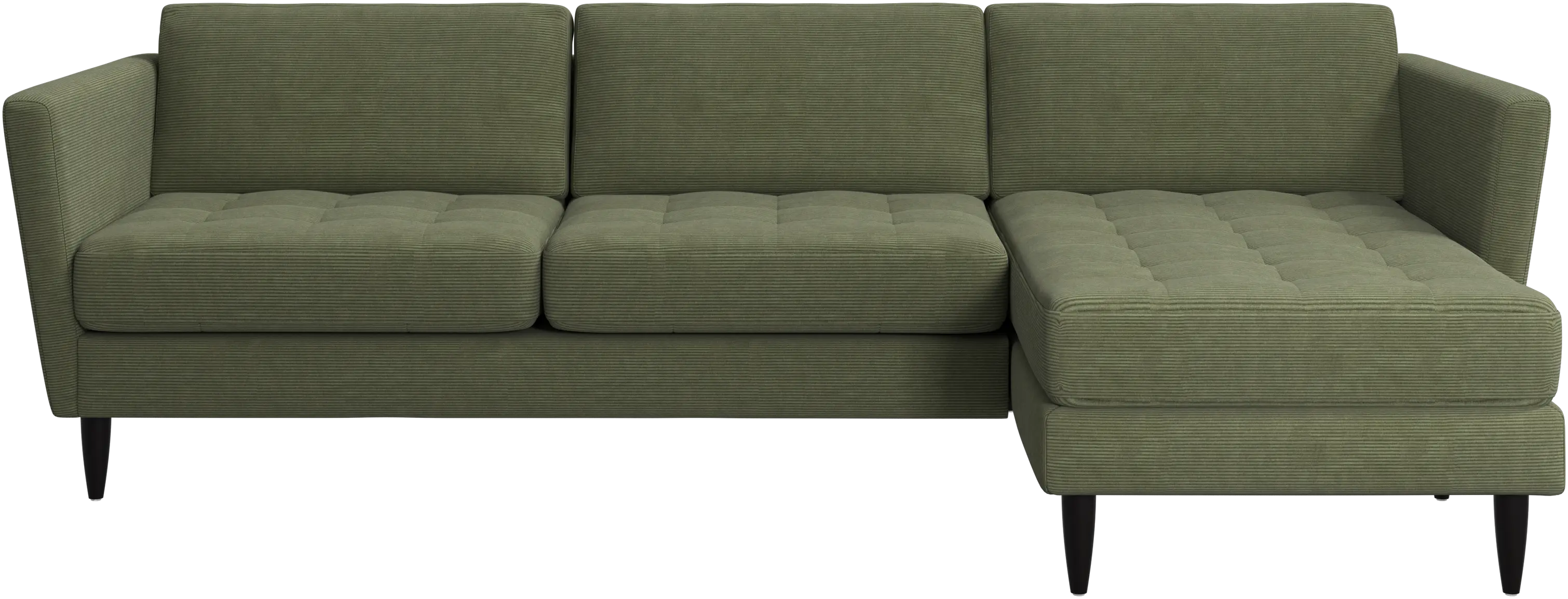 Osaka sofa with resting unit, tufted seat