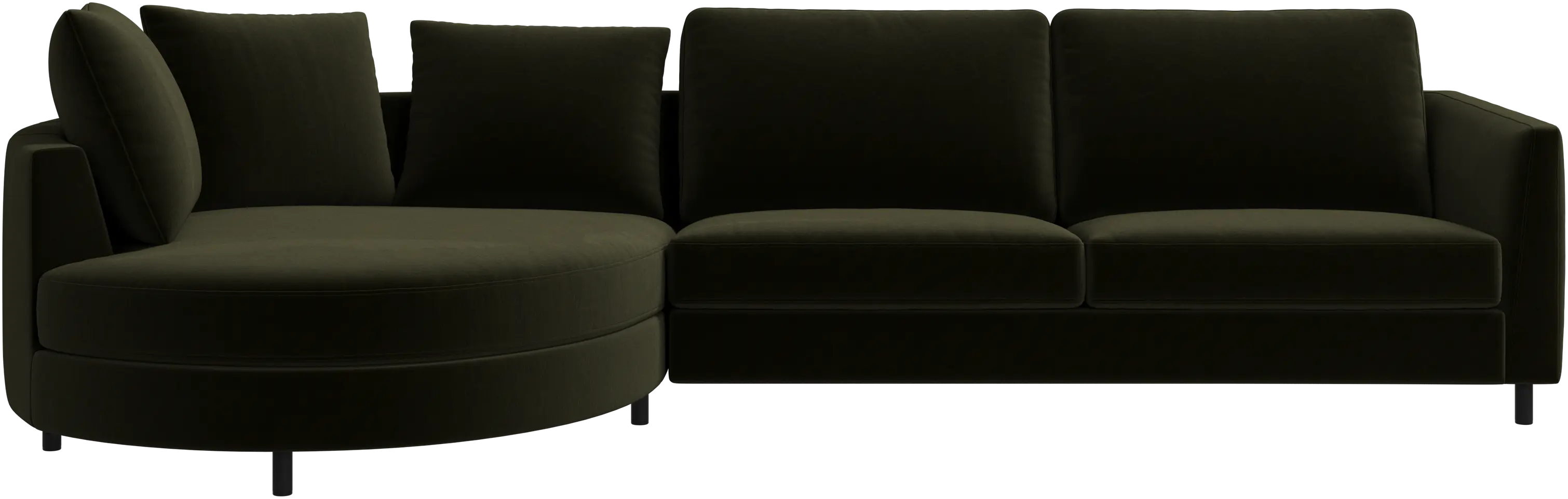 Indivi sofa with chaise longue left