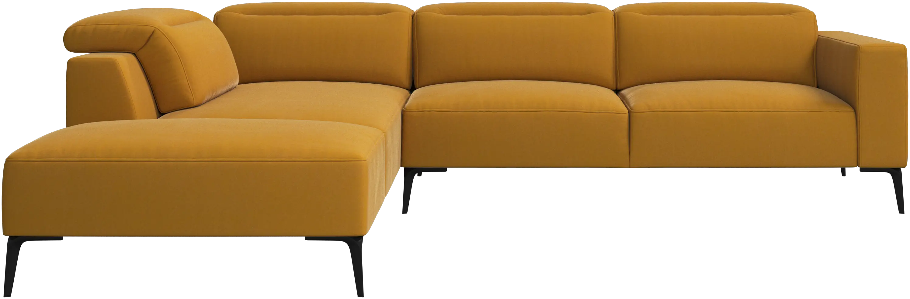 Zürich corner sofa with lounging unit