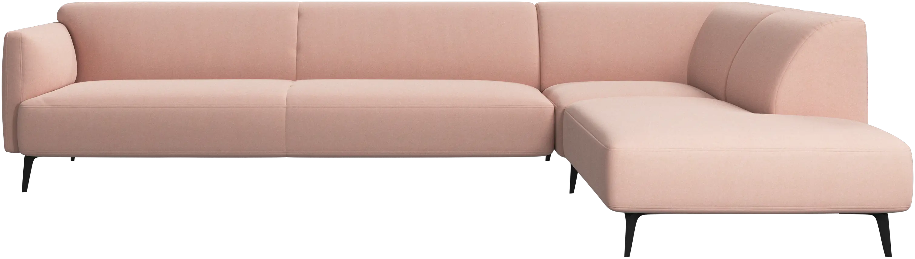 Modena corner sofa with lounging unit