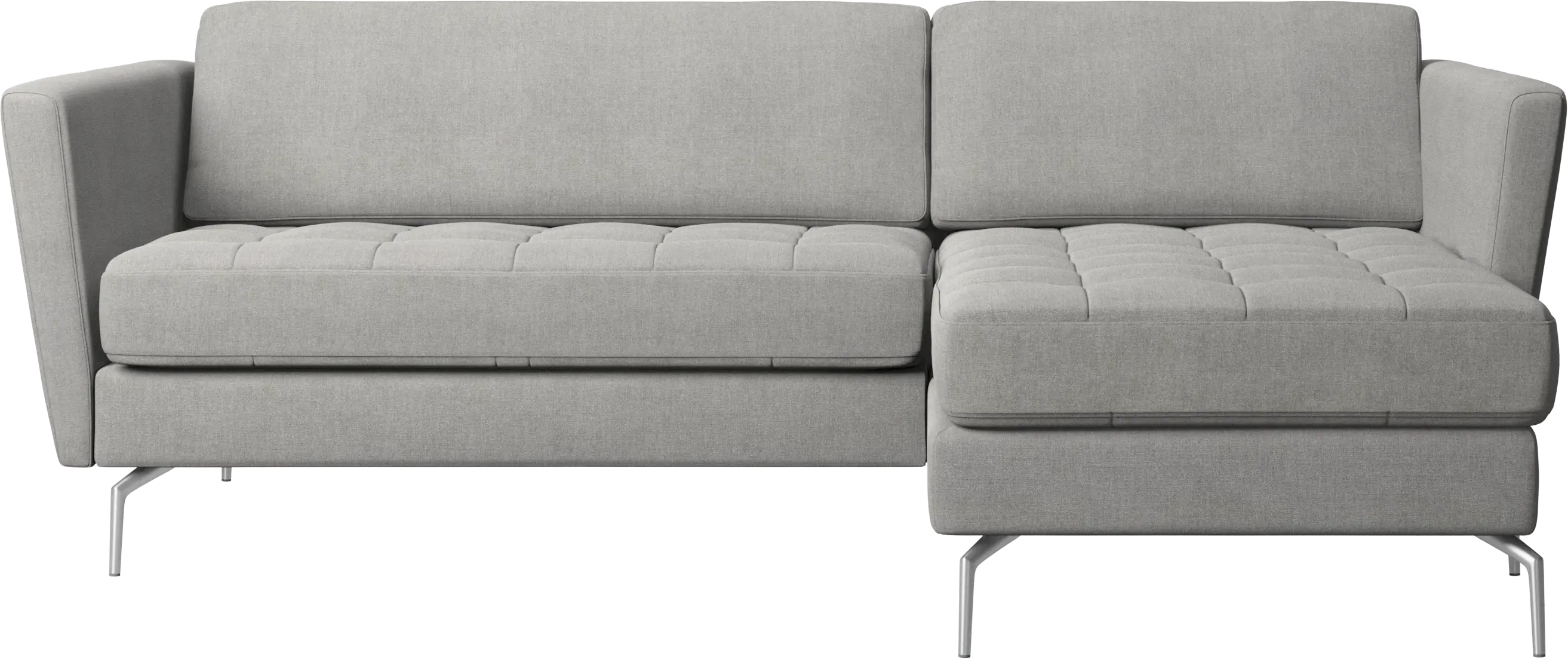 Osaka sofa with resting unit, tufted seat