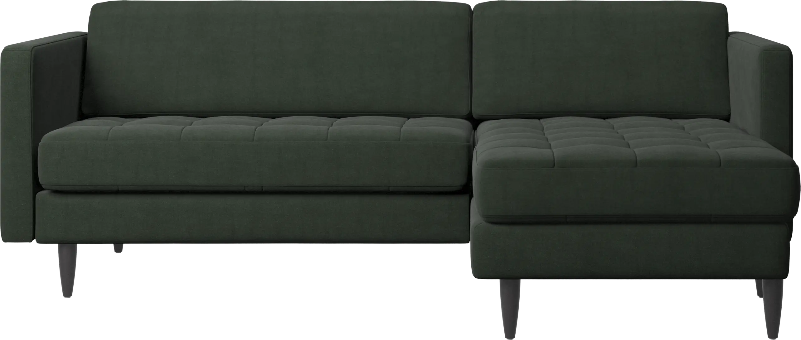 Osaka sofa with resting unit, tufted seat