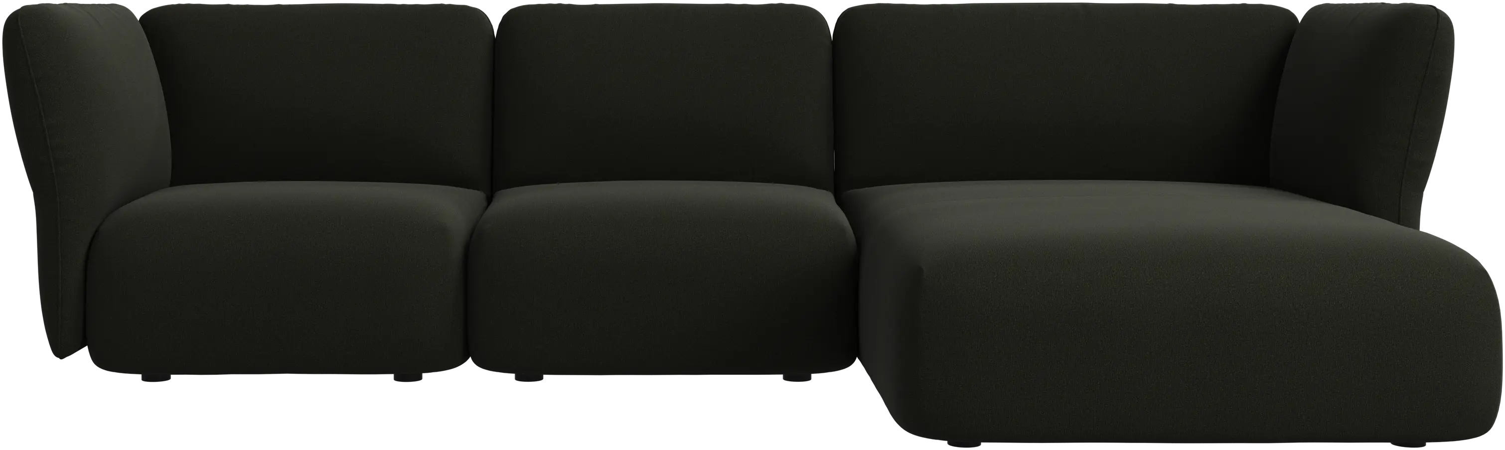Paraggi 2-seater with chaise longue right