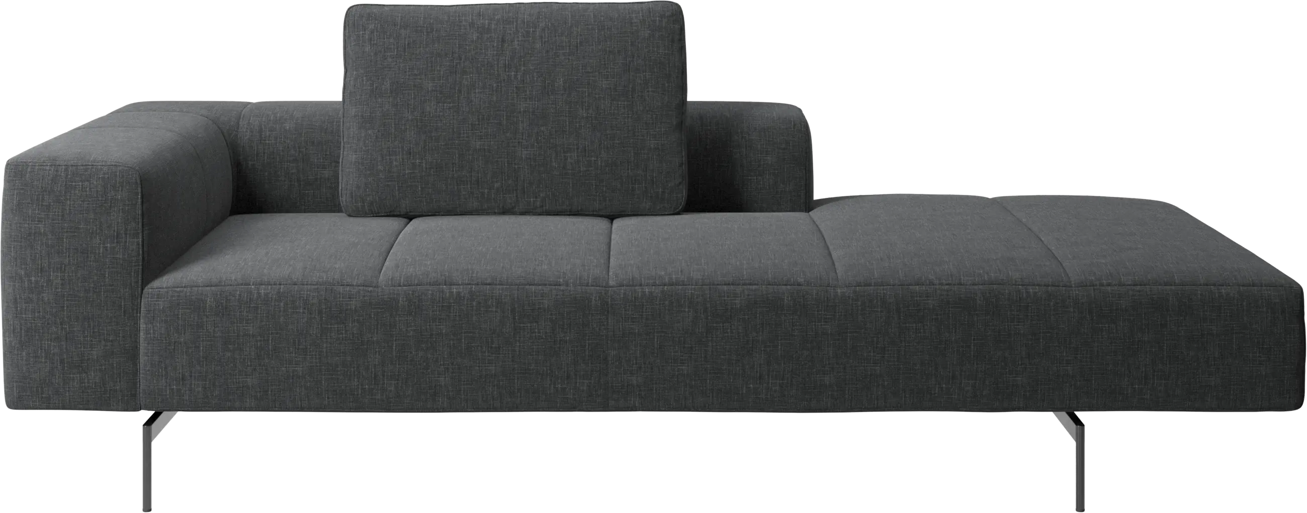 Amsterdam Iounging module for sofa, armrest left, open end right
