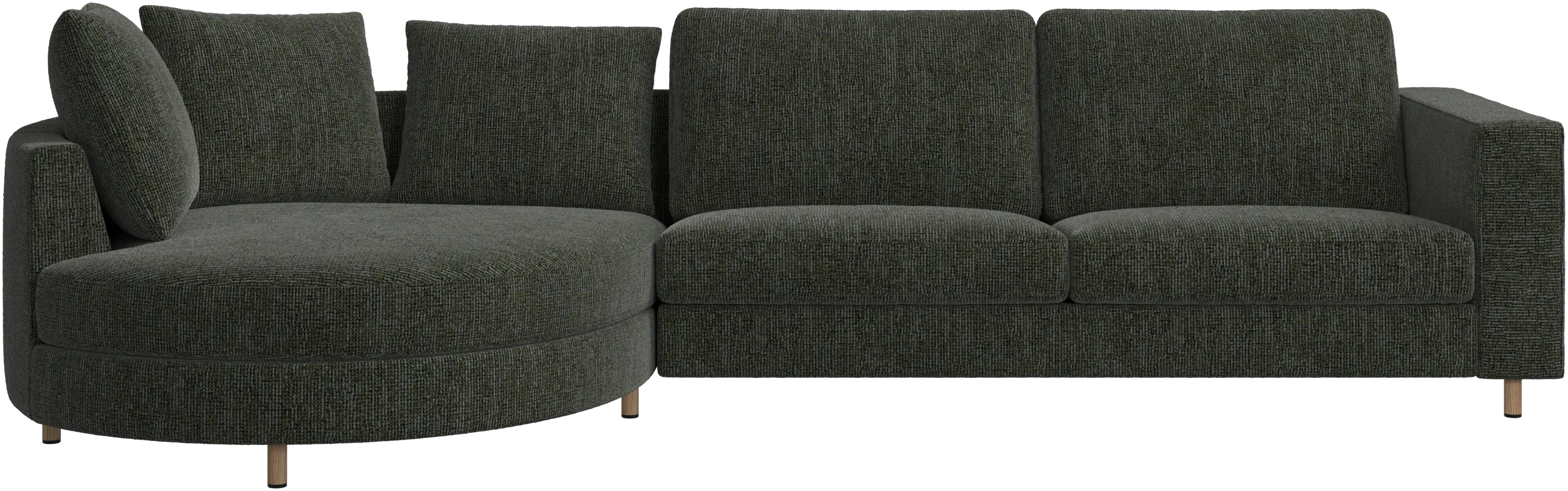 Indivi sofa with chaise longue left