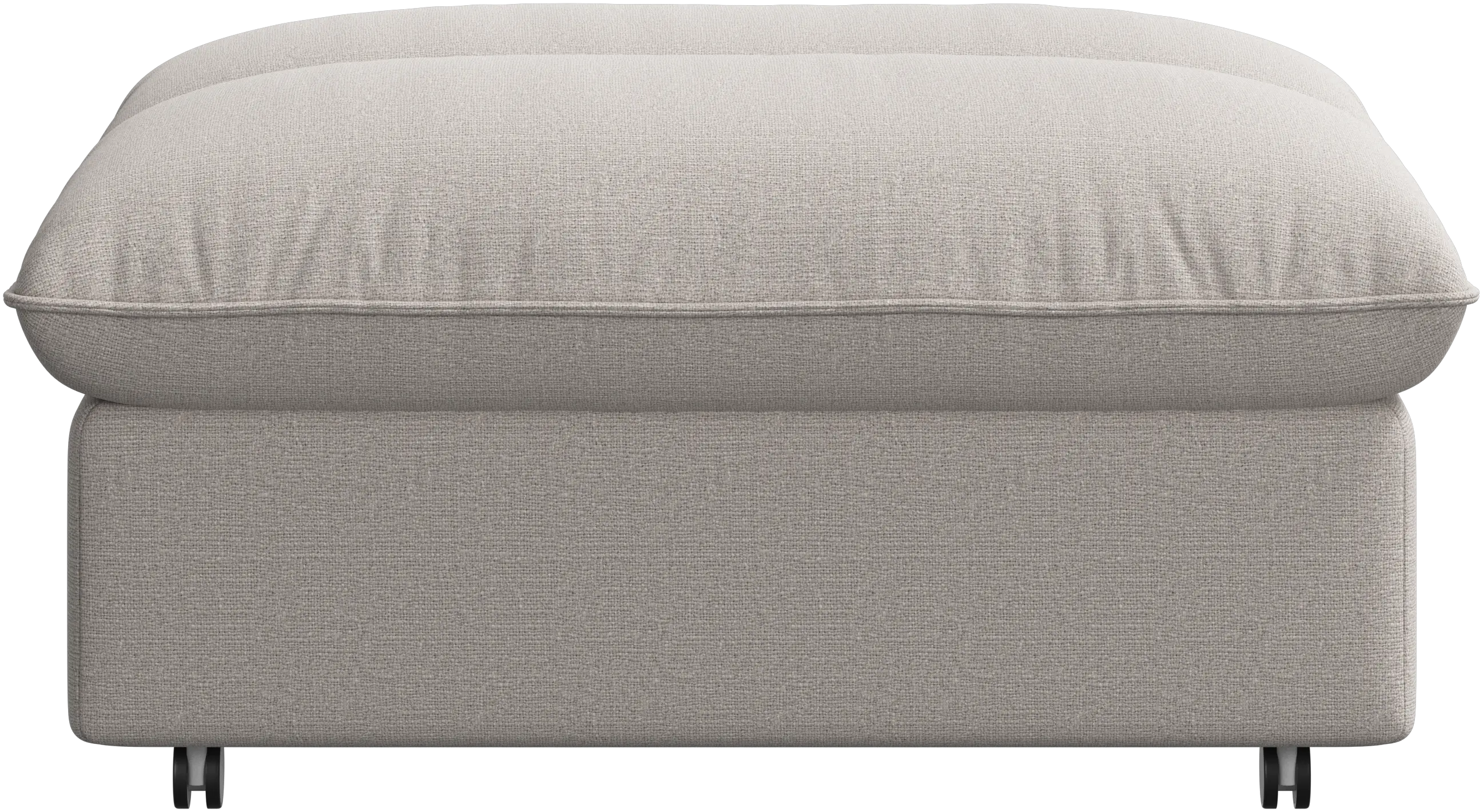 Southampton pouffe on wheels with storage