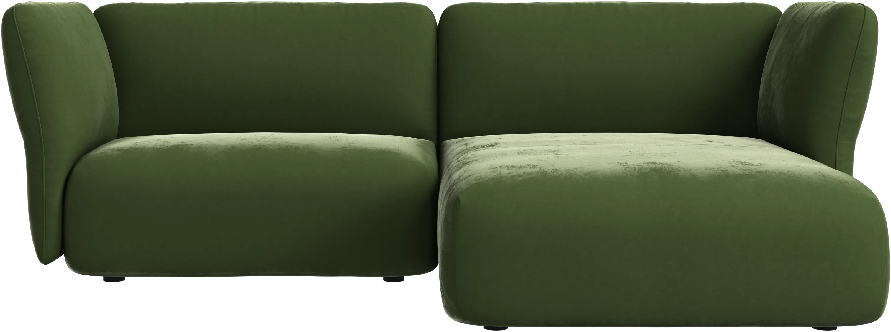 Paraggi 1.5-seater with chaise longue right
