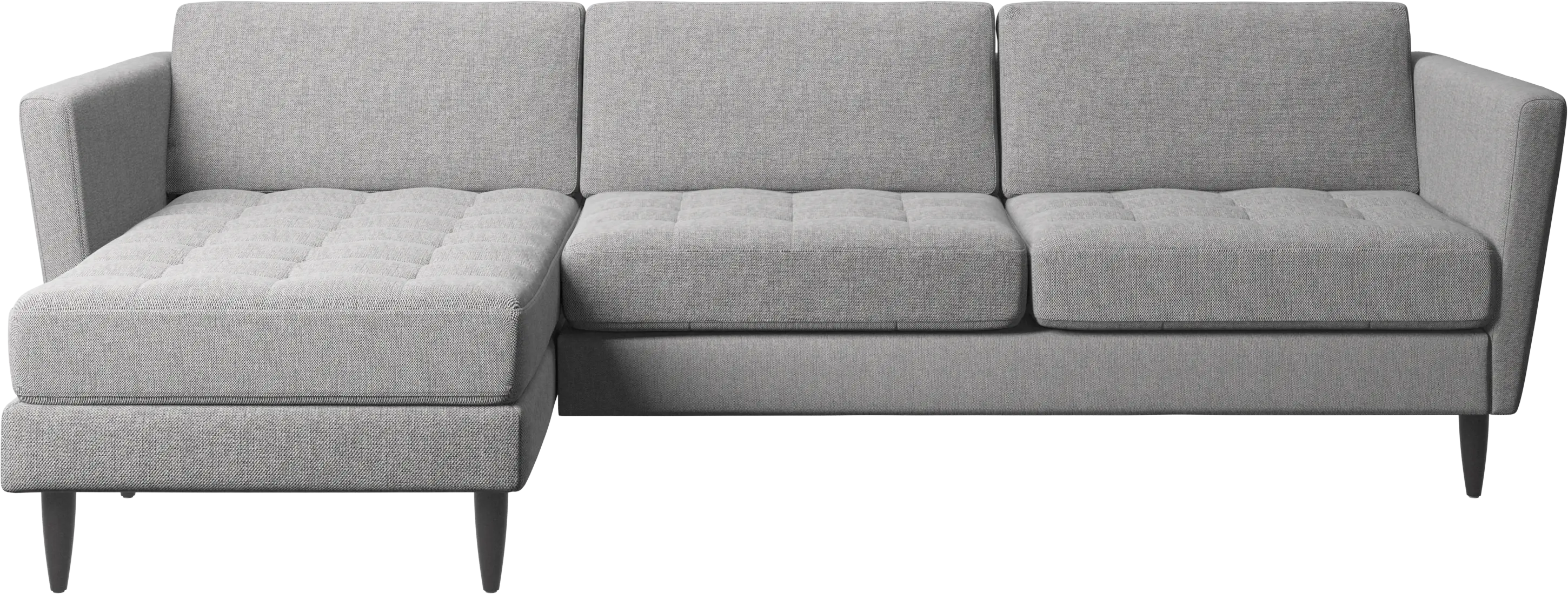 Osaka sofa with resting unit, tufted seat