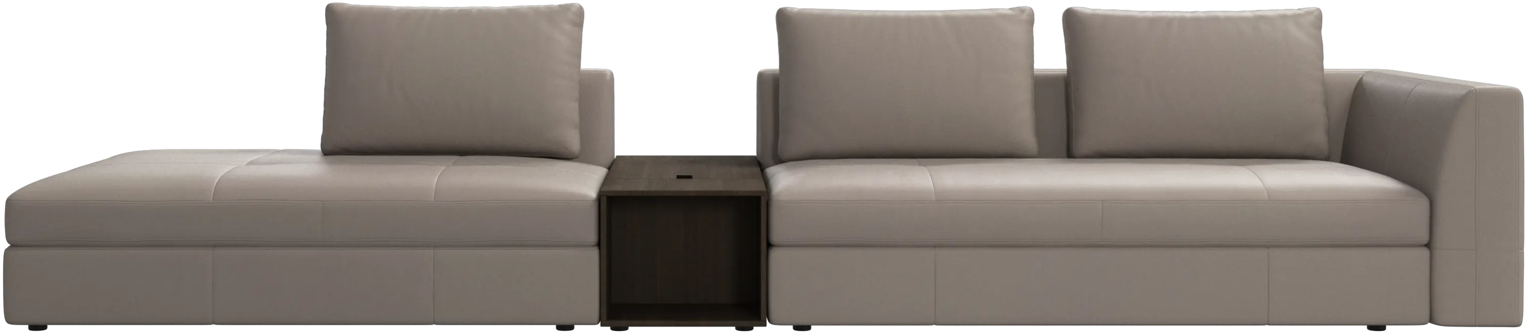 Bergamo 3 seater lounge sofa with storage