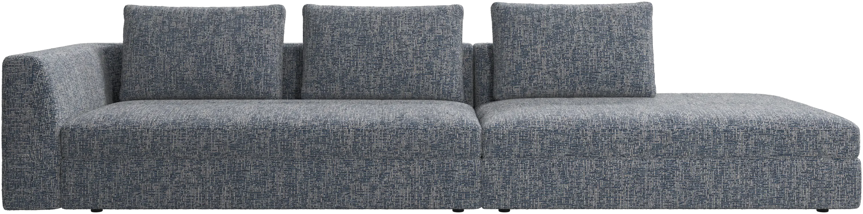 Bergamo sofa with lounging unit