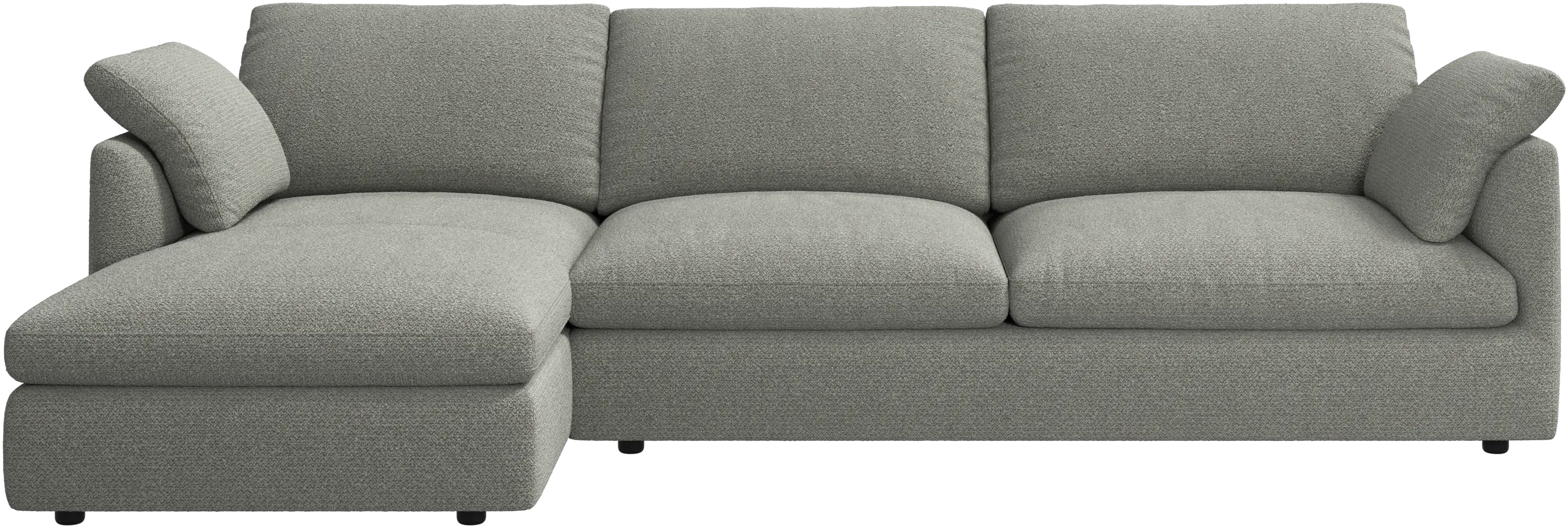 Milano sofa with chaise longue left