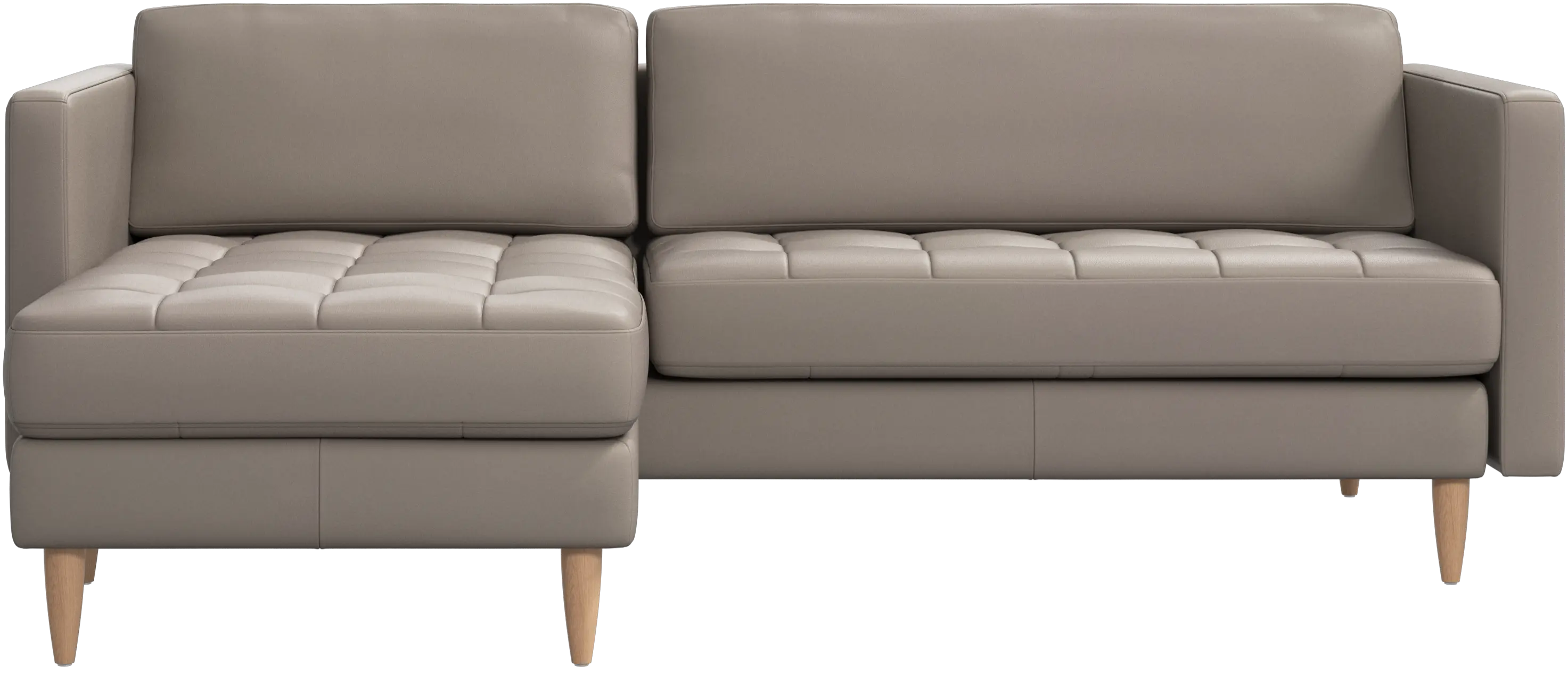 Osaka sofa with resting unit, tufted seat