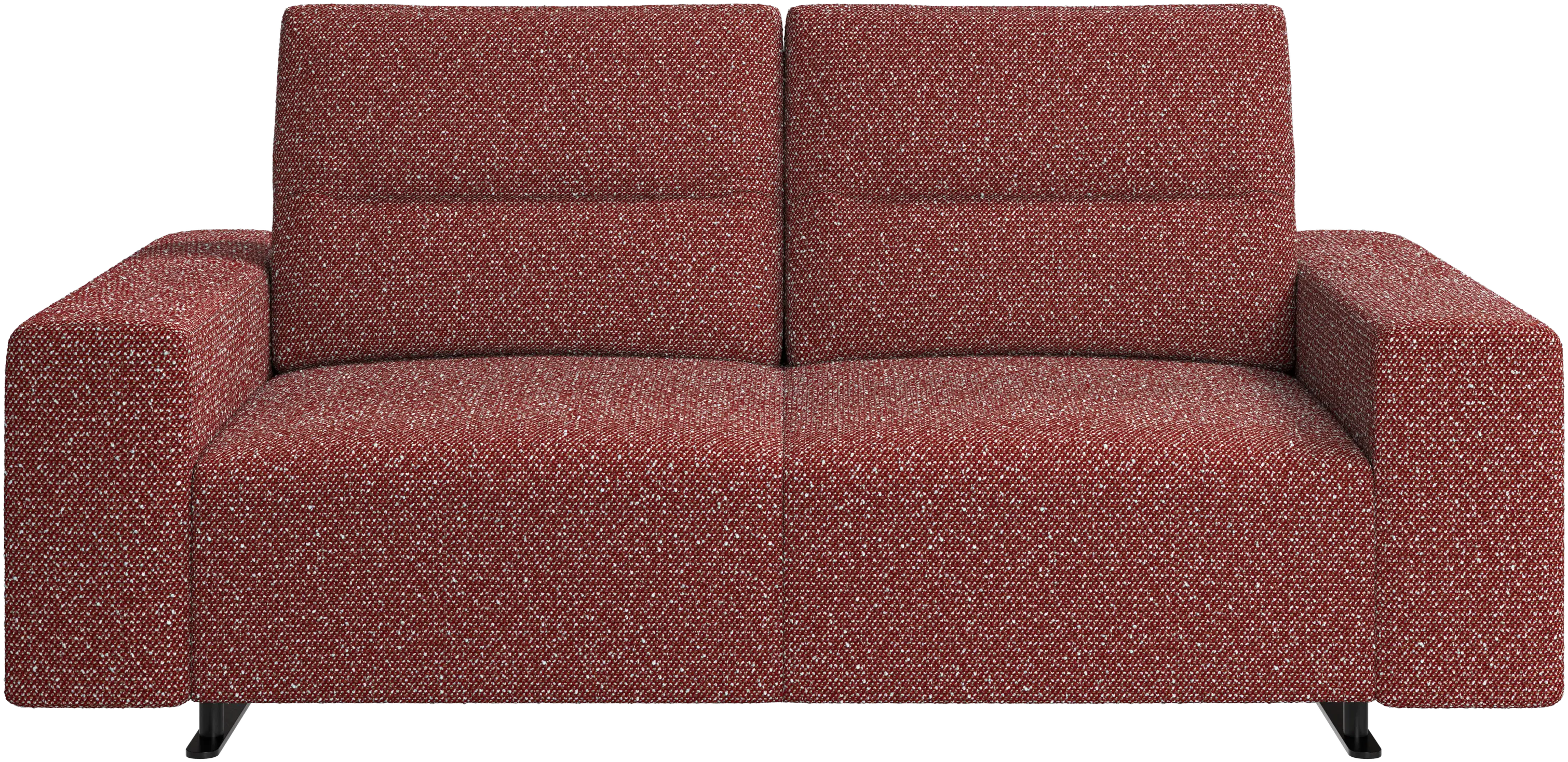 Hampton sofa with adjustable back and storage on the right side