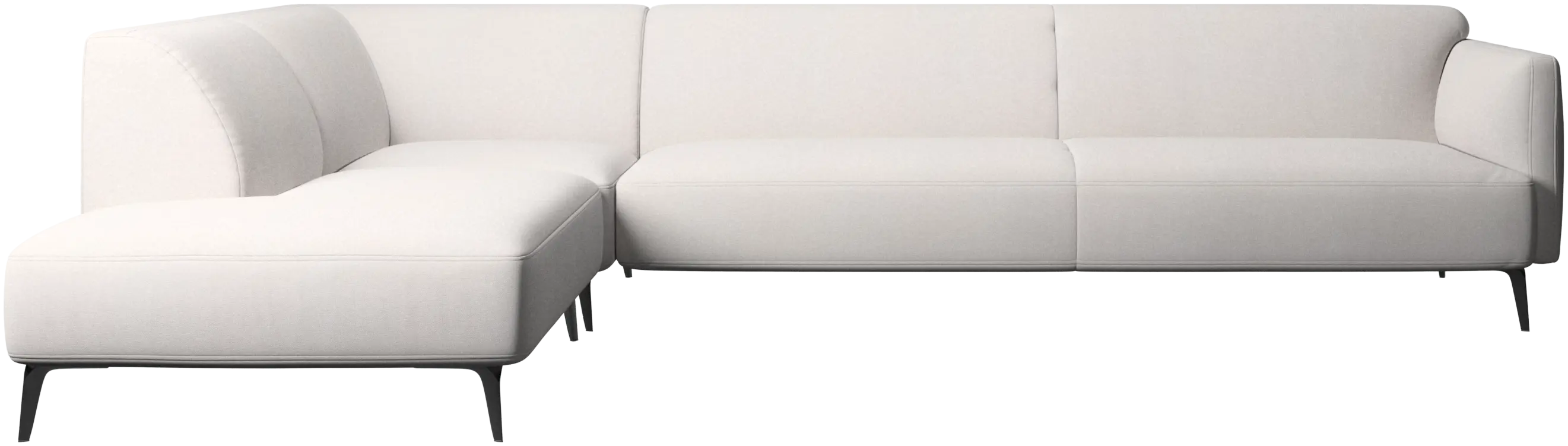 Modena corner sofa with lounging unit