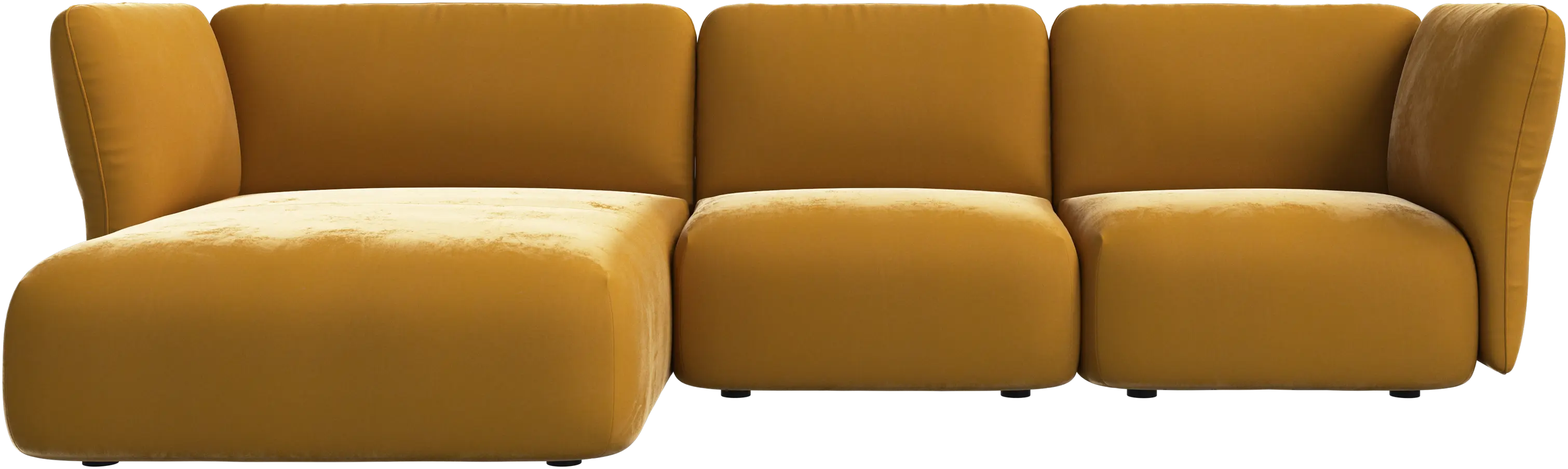 Paraggi 2-seater with chaise longue left