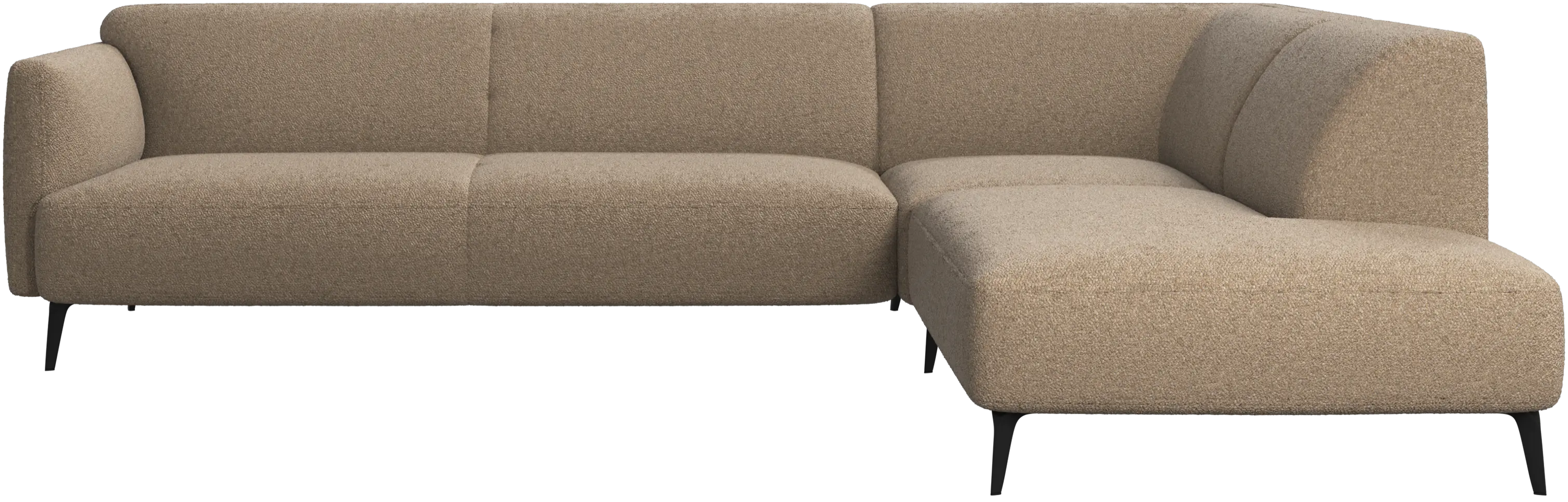 Modena corner sofa with lounging unit