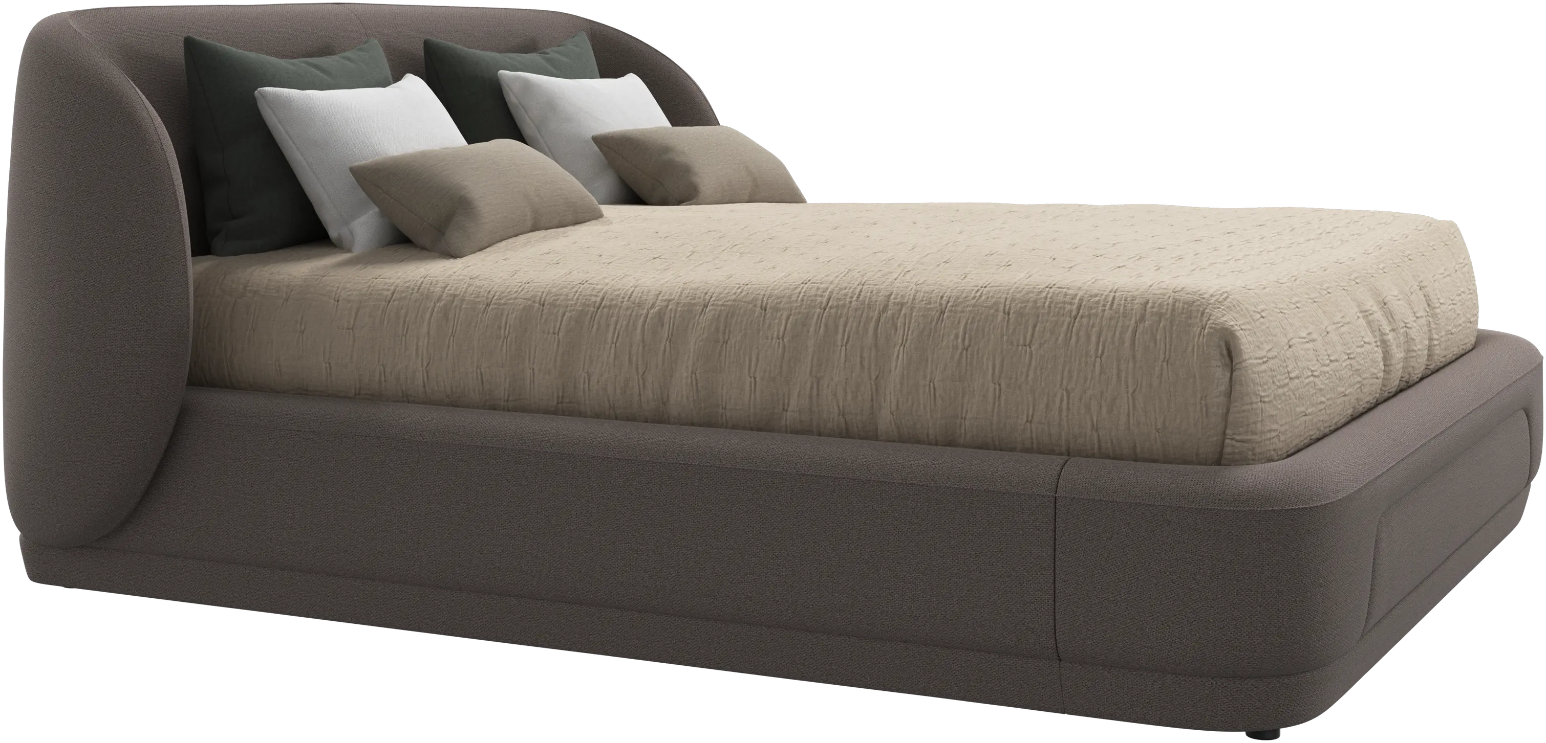 Bolzano bed with slats  - W152,5xL203cm