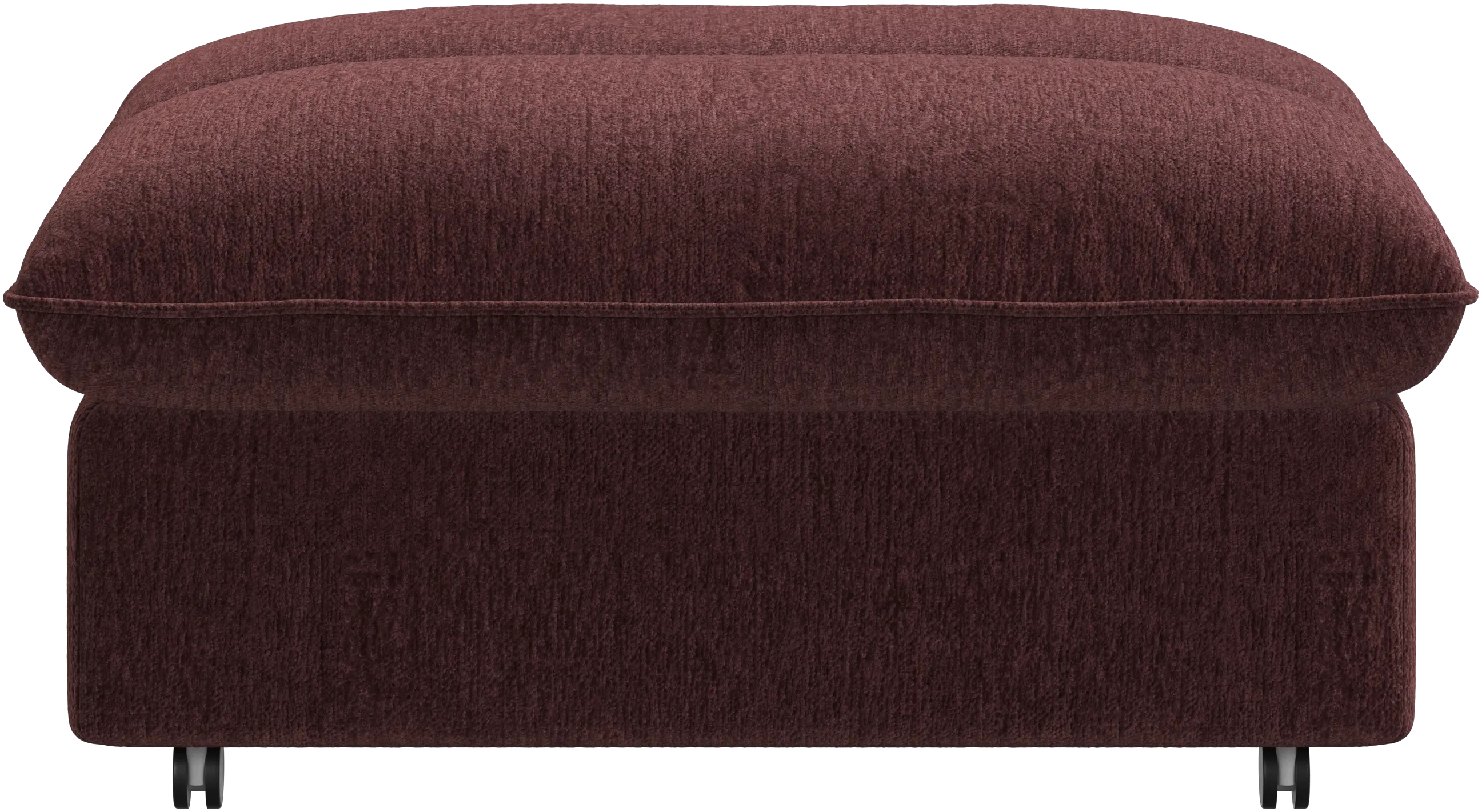 Southampton pouffe on wheels with storage