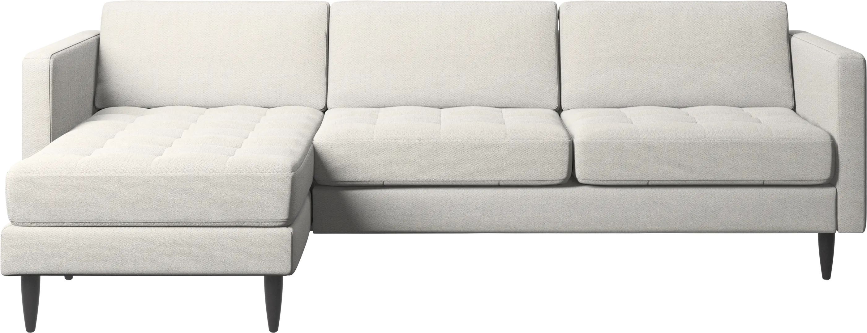 Osaka sofa with resting unit, tufted seat