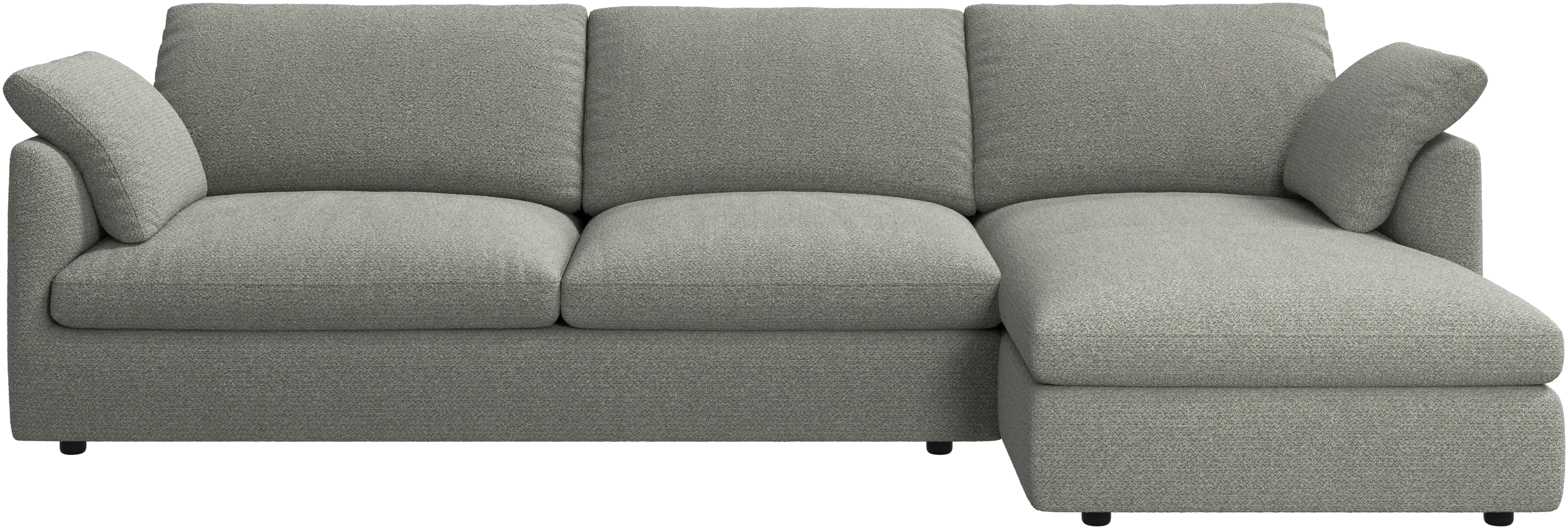 Milano sofa with chaise longue right