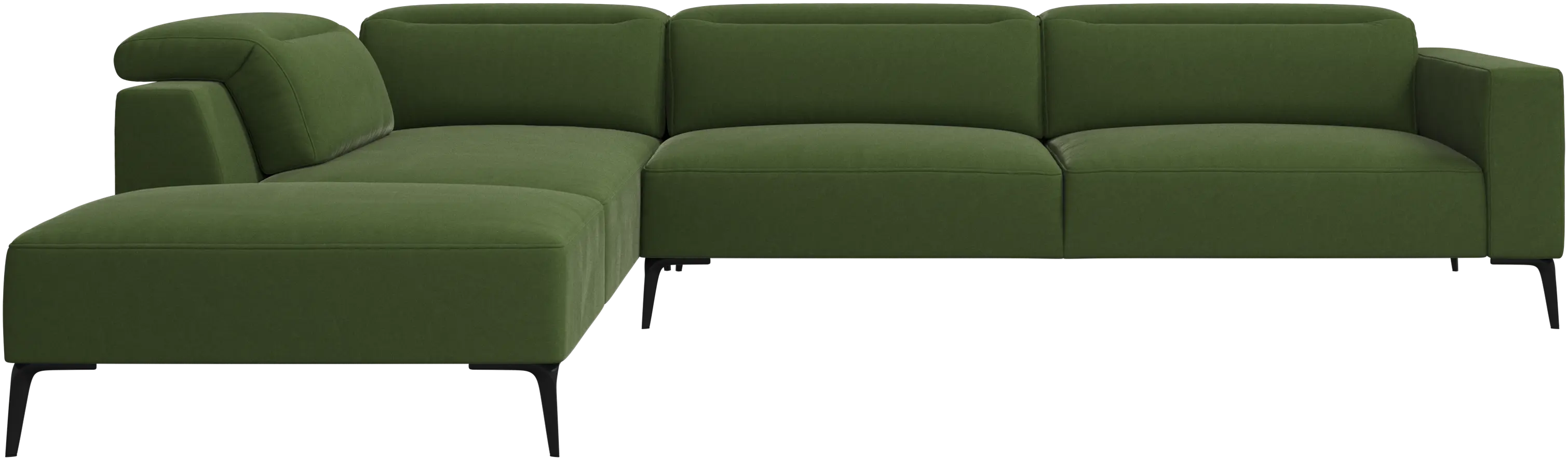Zürich corner sofa with lounging unit