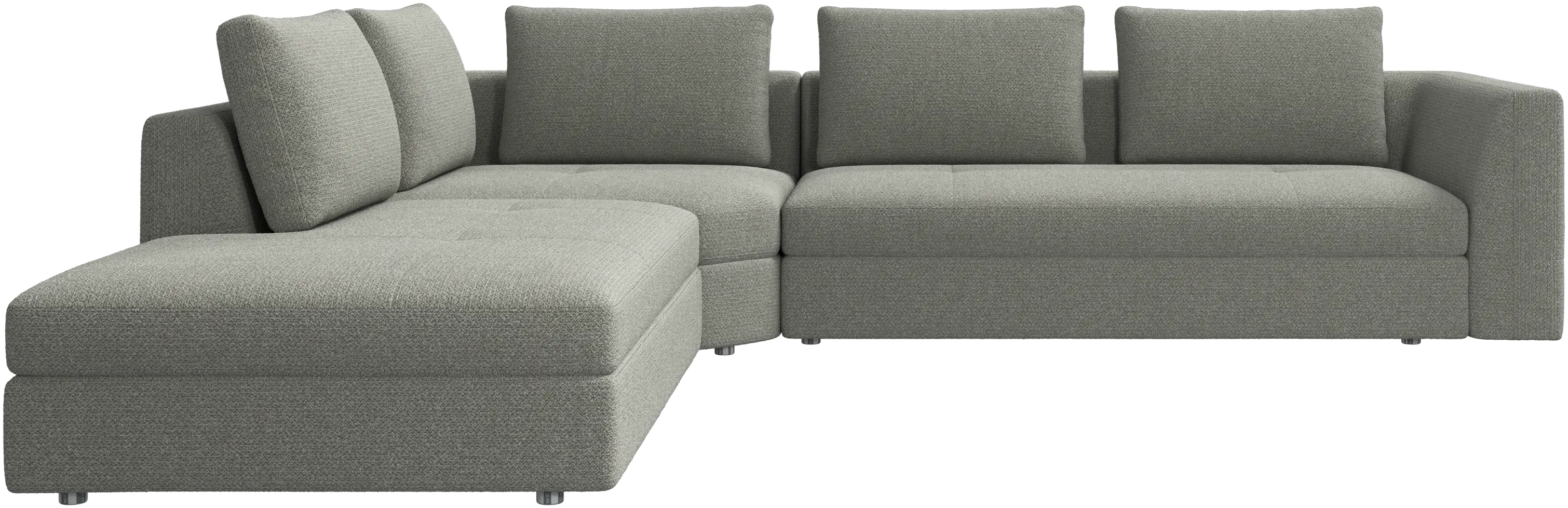 Bergamo hjørnesofa med loungemodul