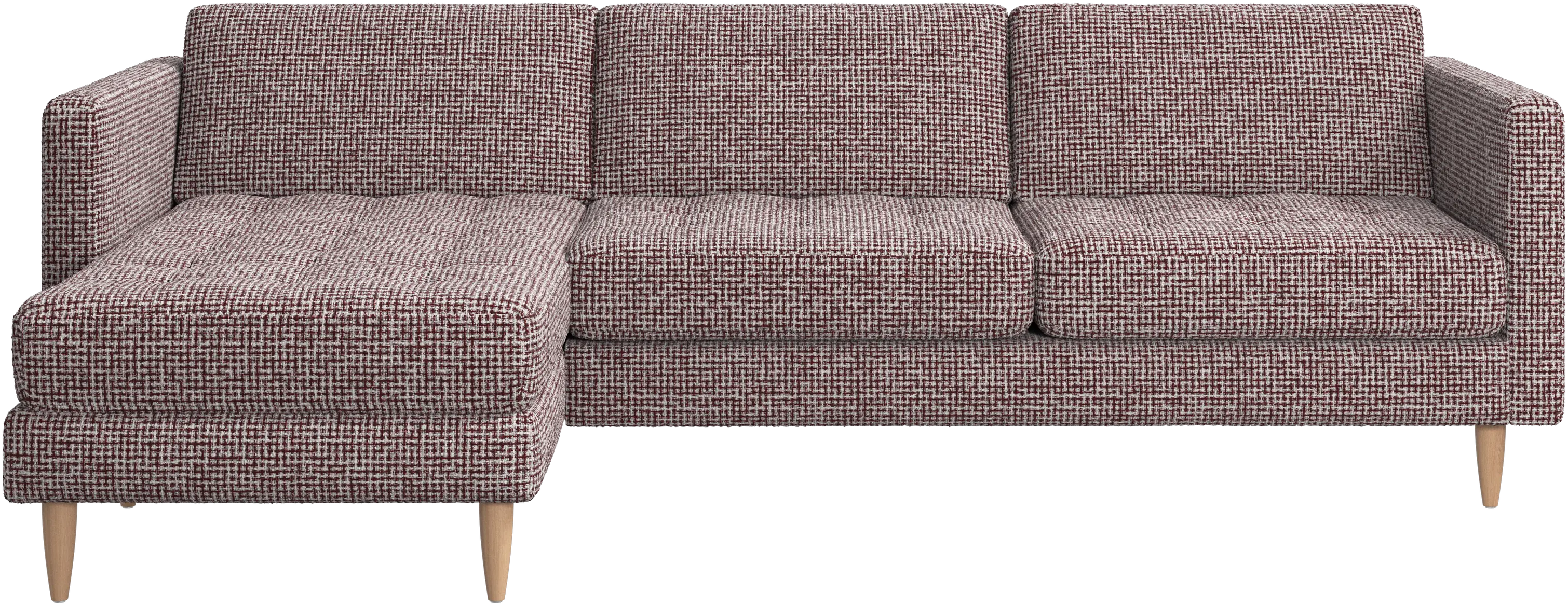 Osaka sofa with resting unit, tufted seat