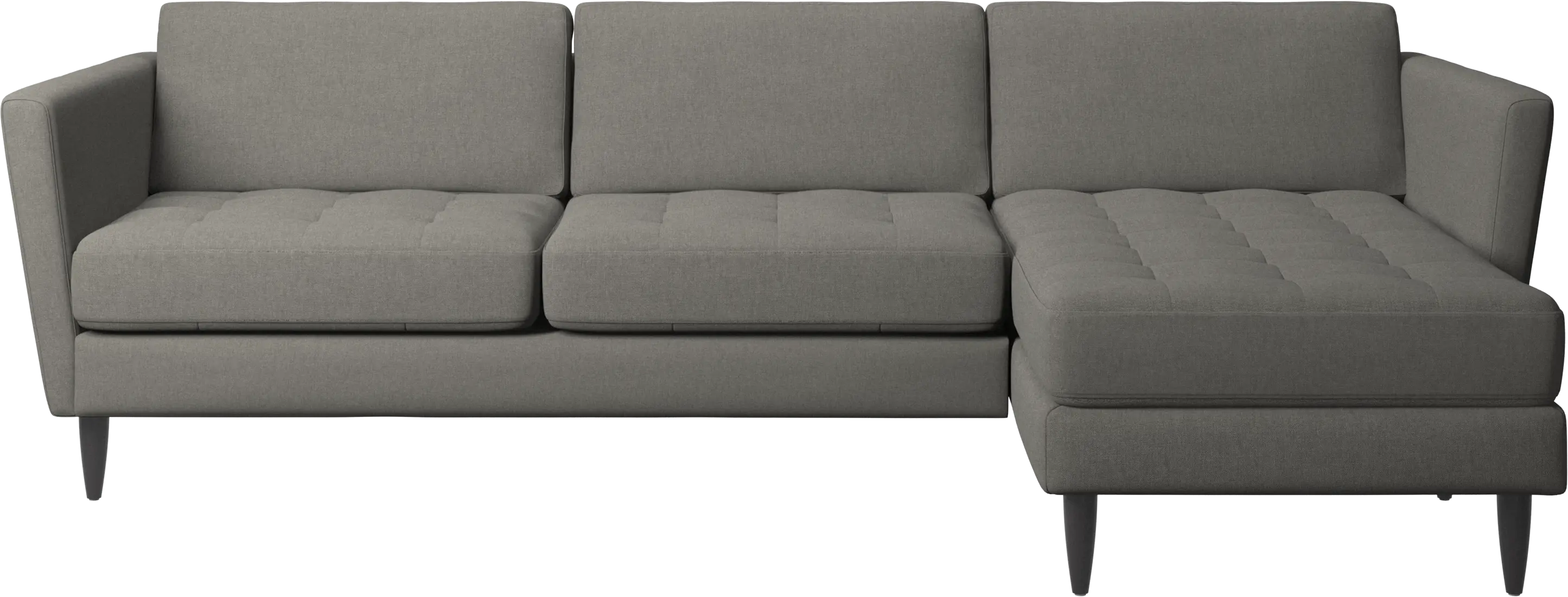 Osaka sofa with resting unit, tufted seat