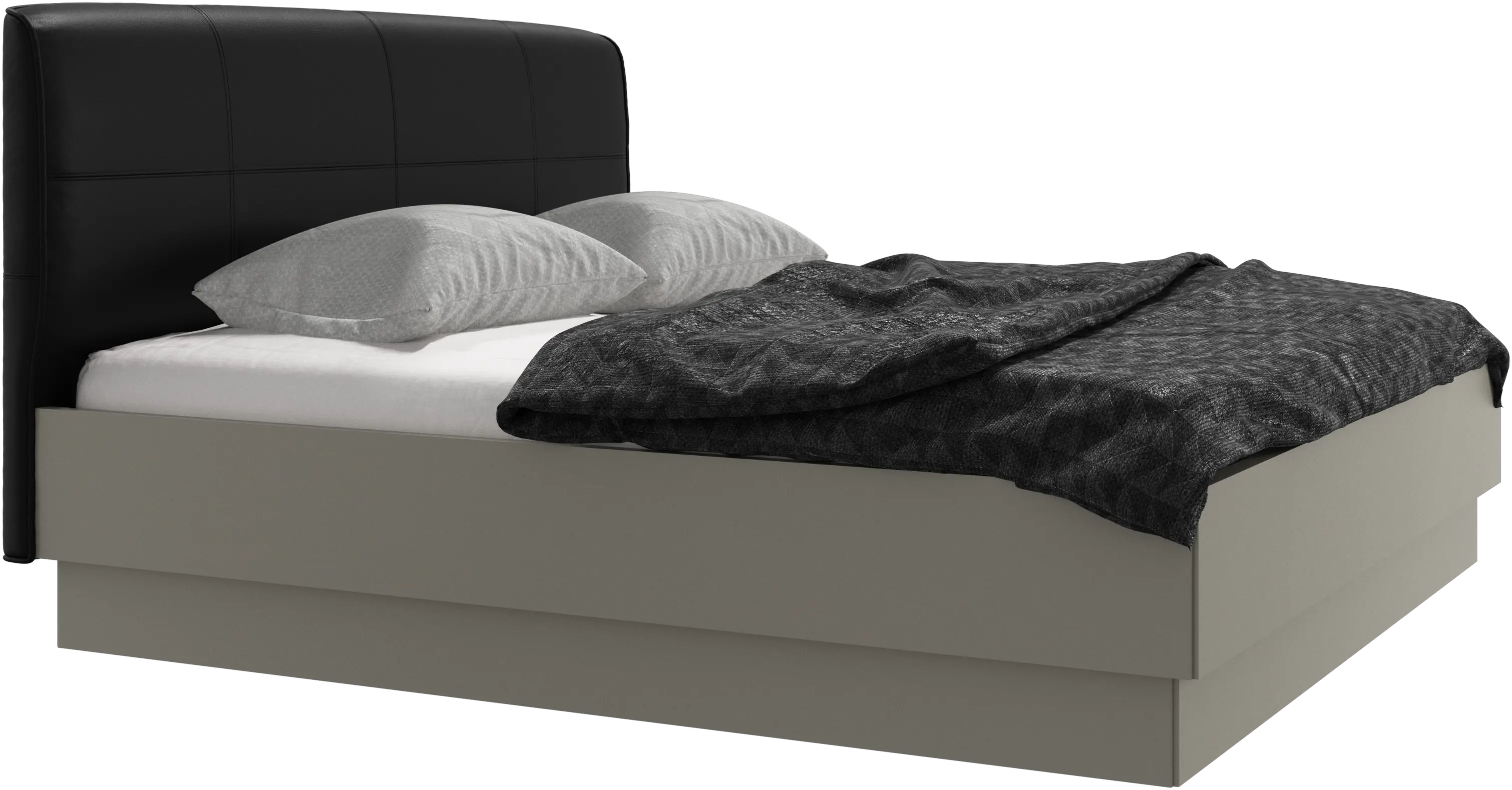 Houston, upholstered bed with storage