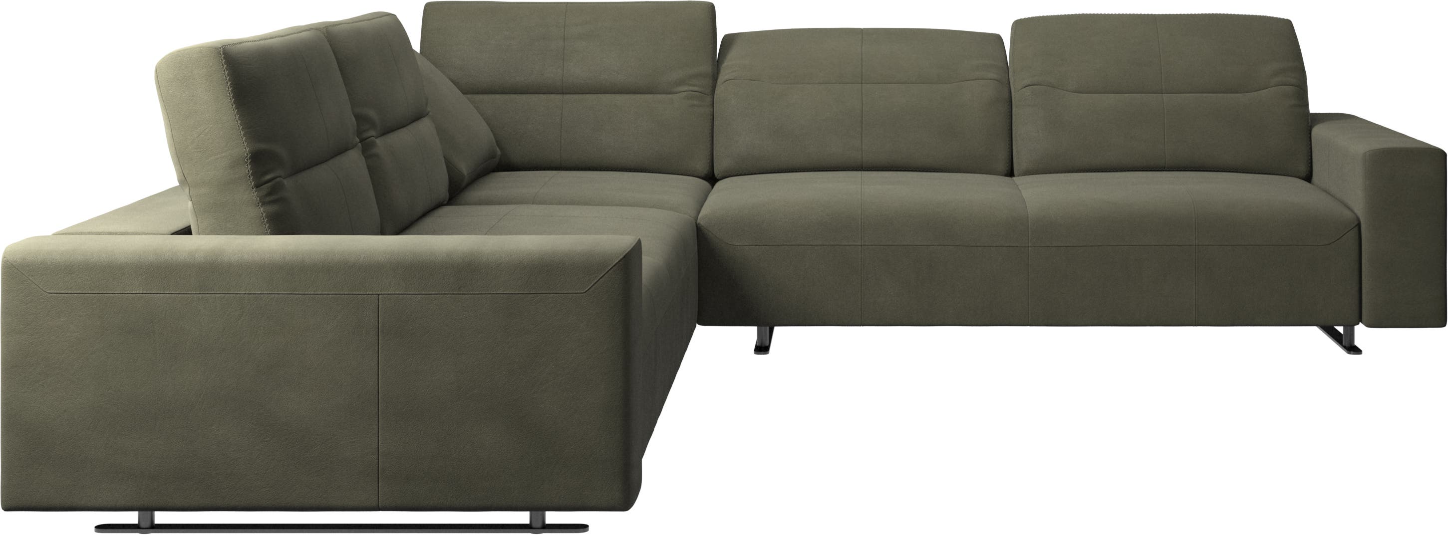 Hampton corner sofa with adjustable back