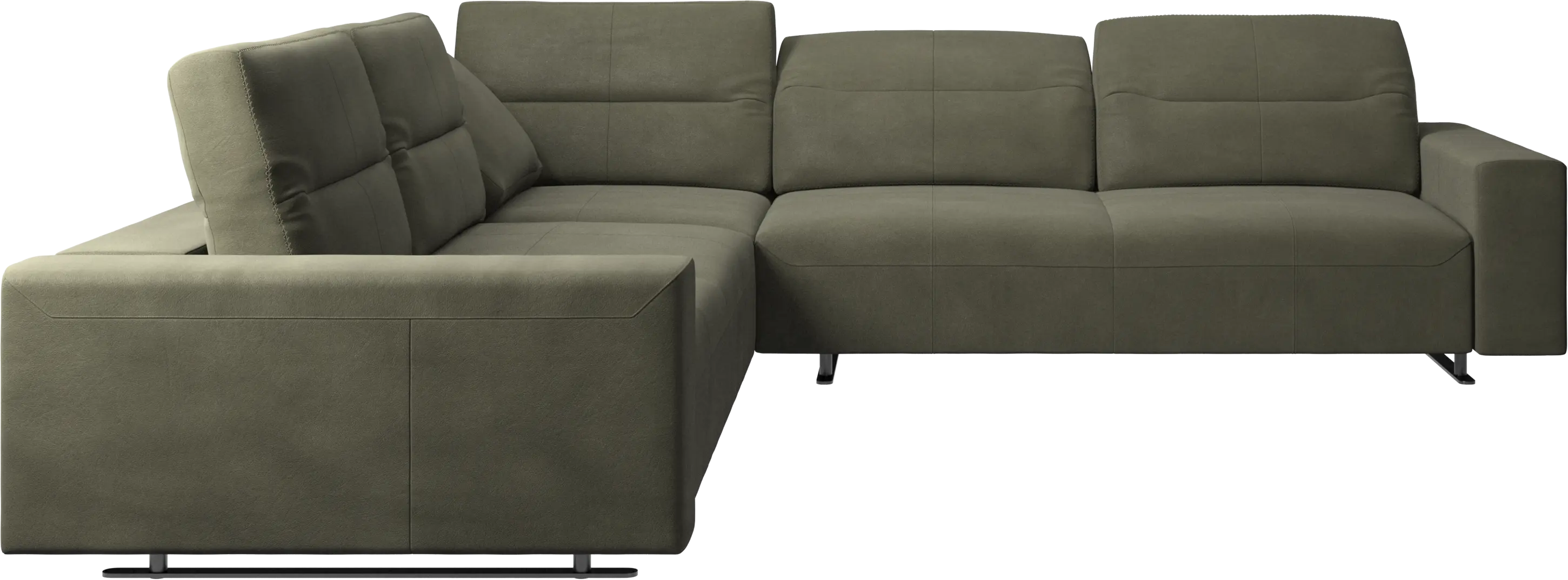 Hampton corner sofa with adjustable back