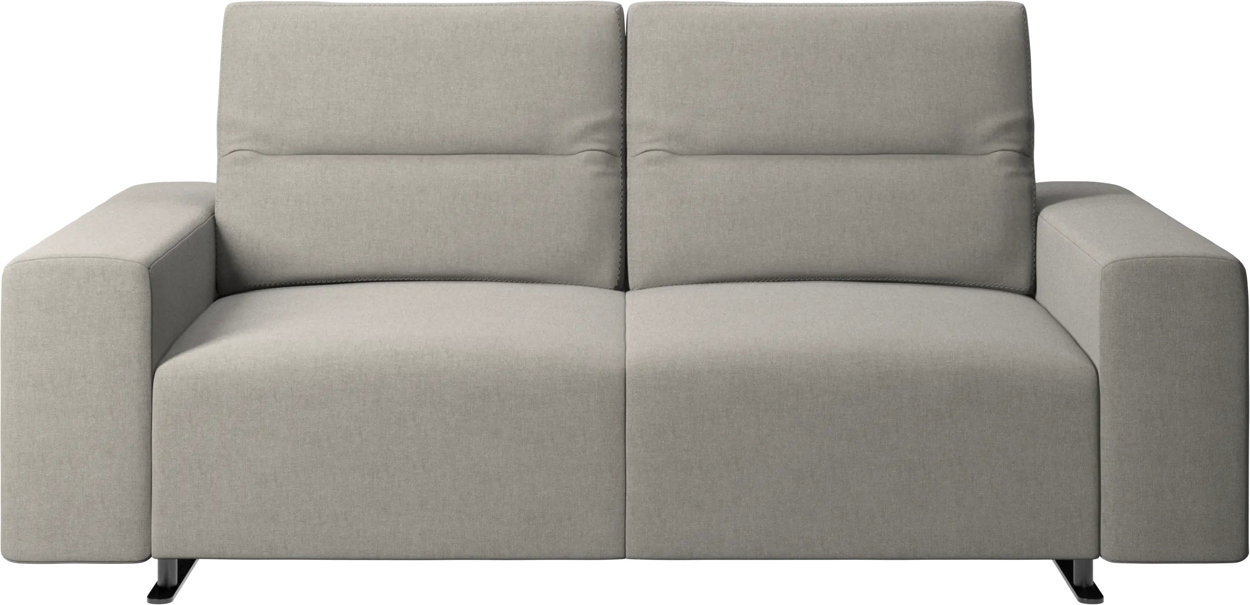 Hampton sofa with adjustable back and storage on the left side