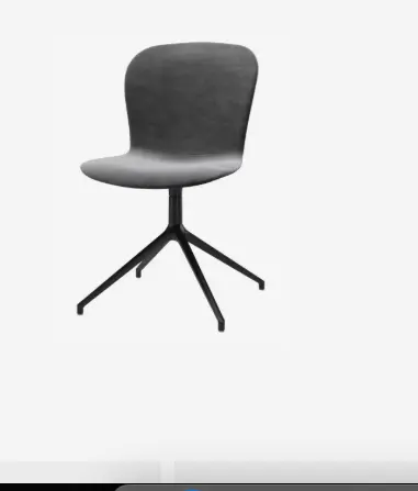 EXTRA 10% OFF, 2x Adelaide slim chairs grey Velvet - 30%