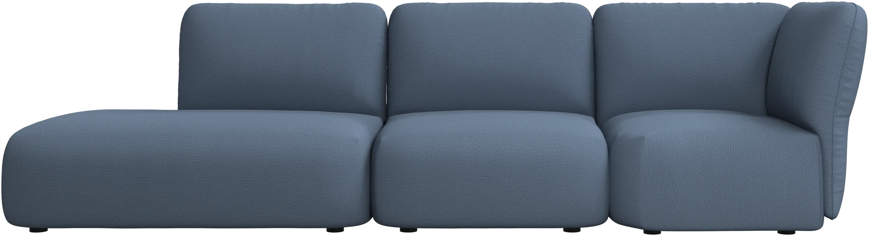 Paraggi sofa with lounging unit right