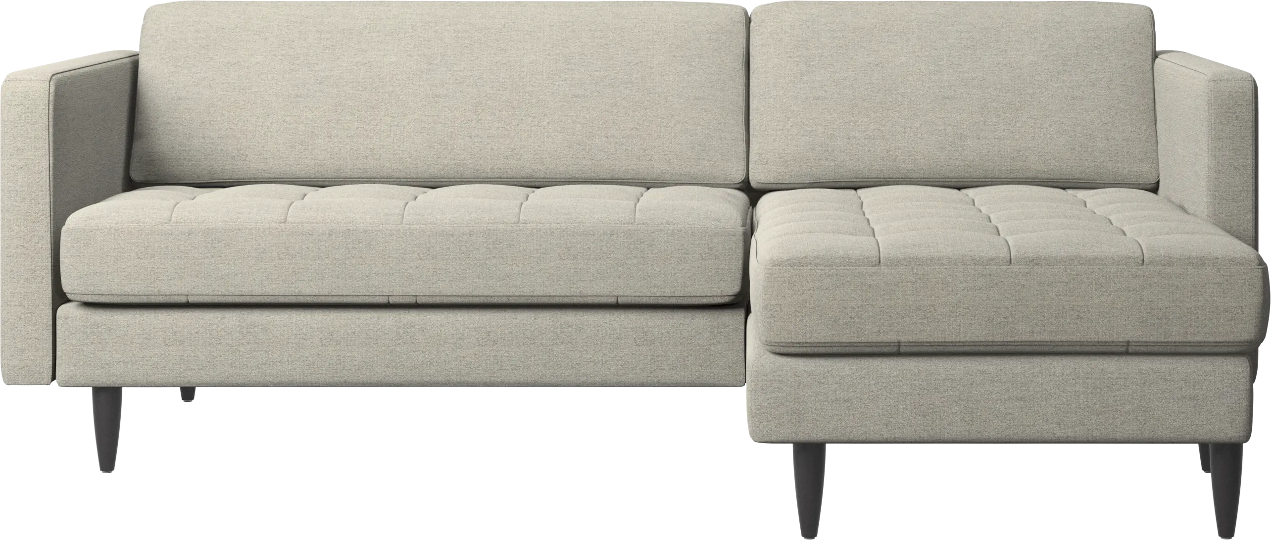Osaka sofa with resting unit, tufted seat