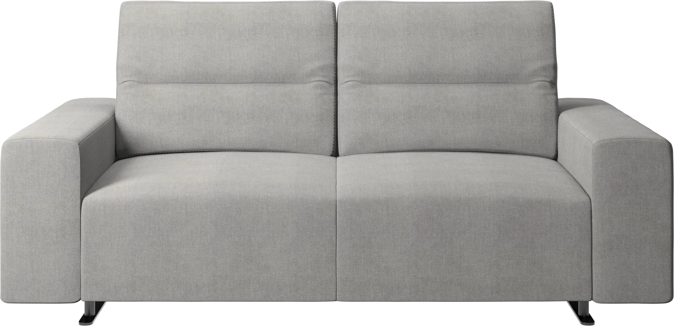 Hampton sofa with adjustable back and storage on the right side