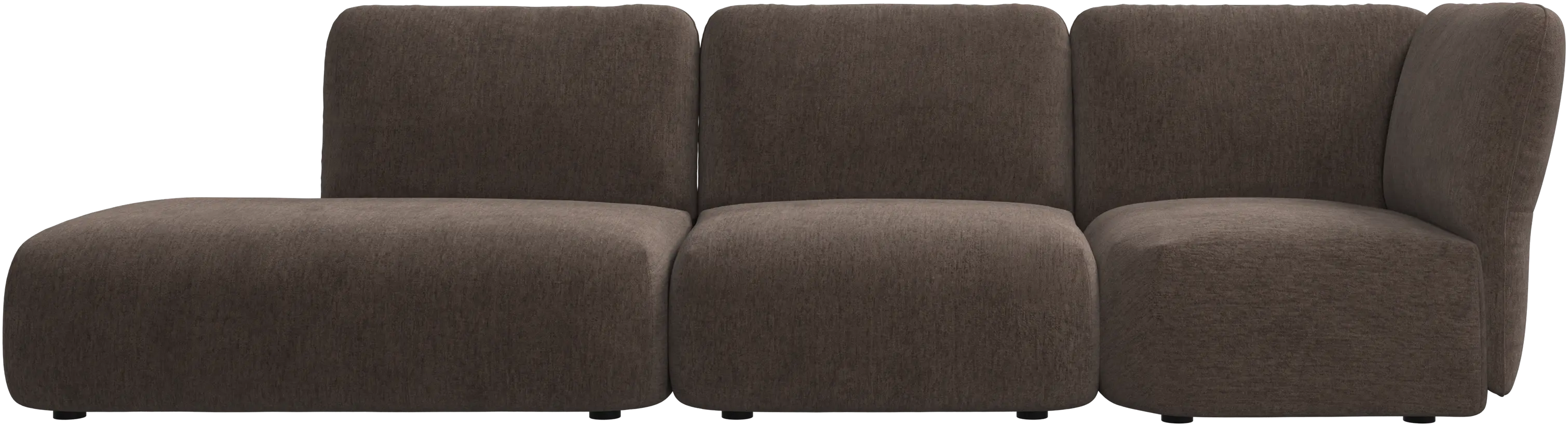 Paraggi sofa with lounging unit right