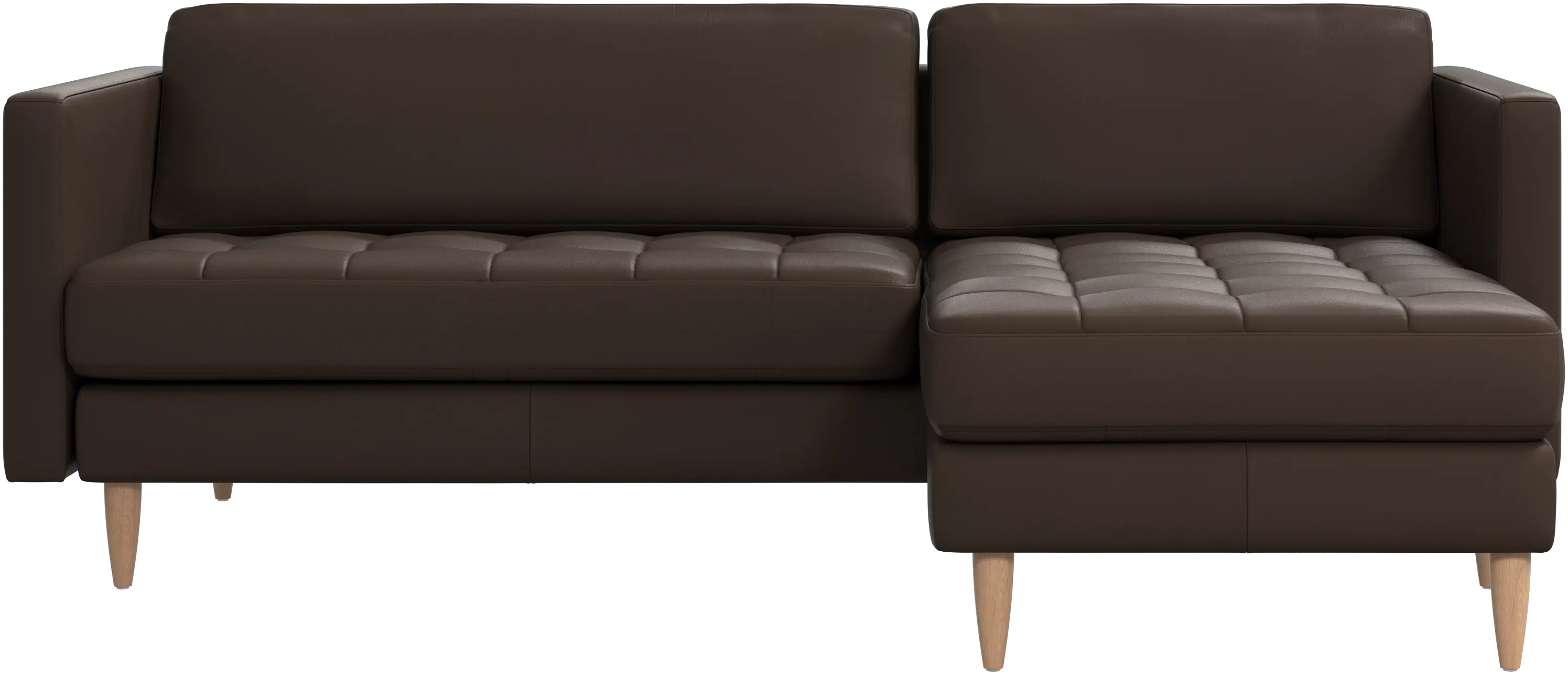 Osaka sofa with resting unit, tufted seat